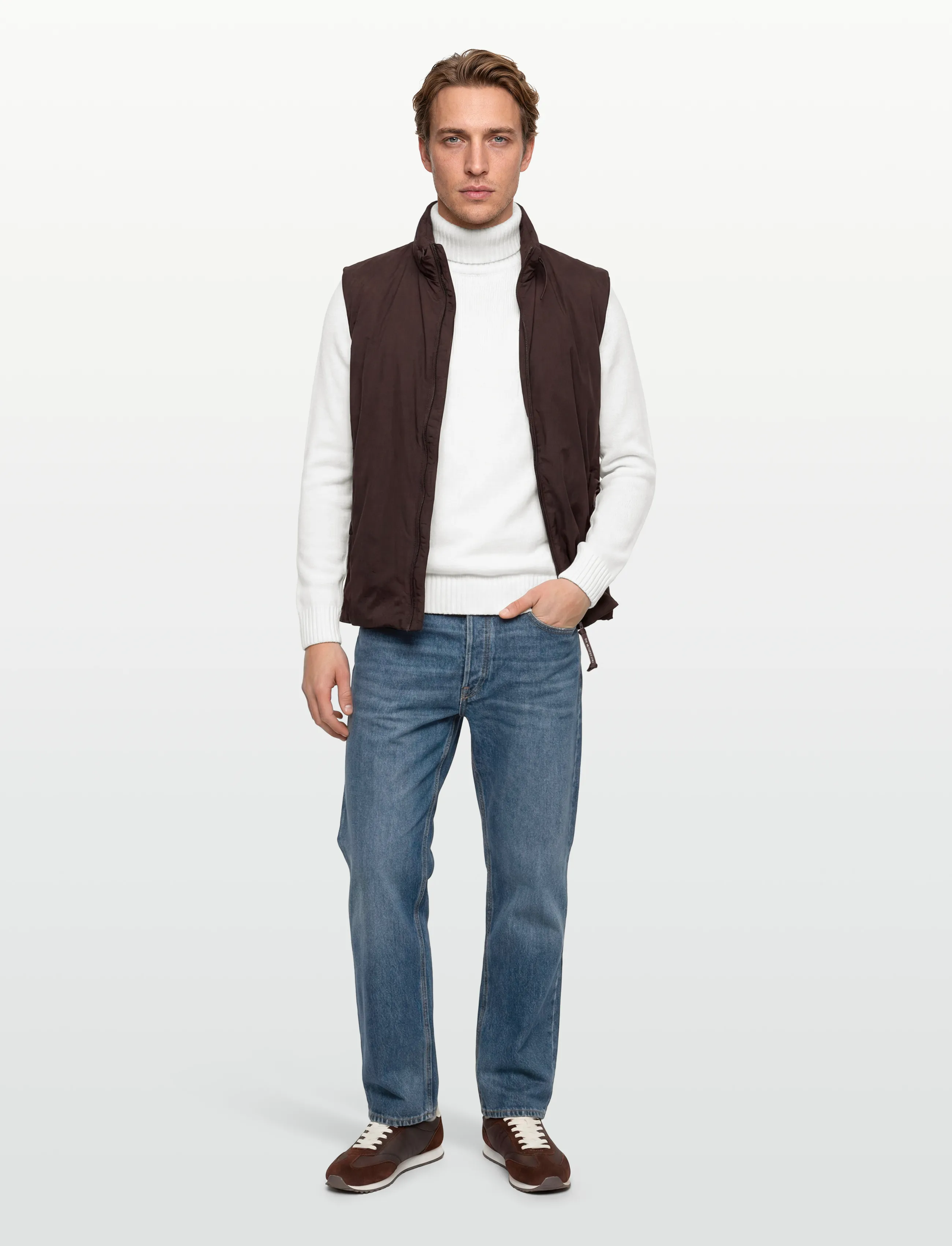 C.P. Company Suit Vest, XL, Brown, Overtøj > Veste, Herre