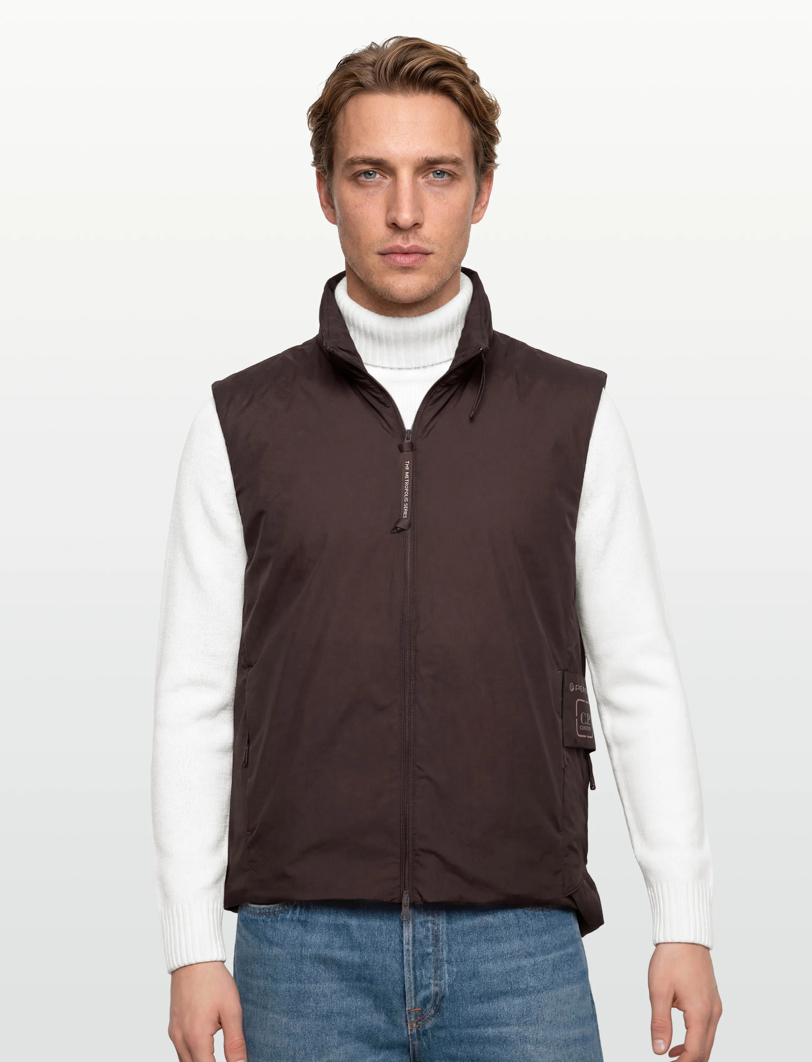 C.P. Company - Suit Vest - vests - brown - 4