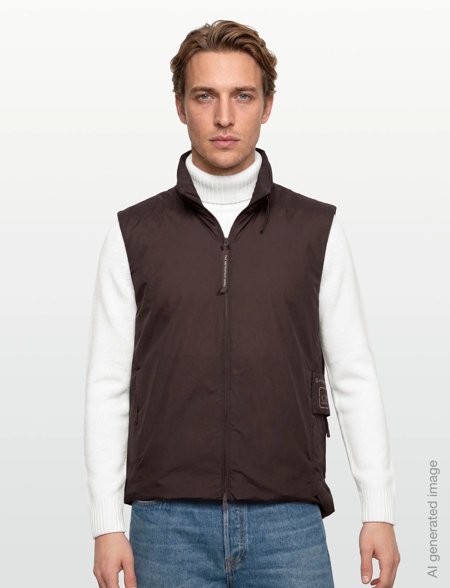C.P. Company - Suit Vest - vestid - brown - 4