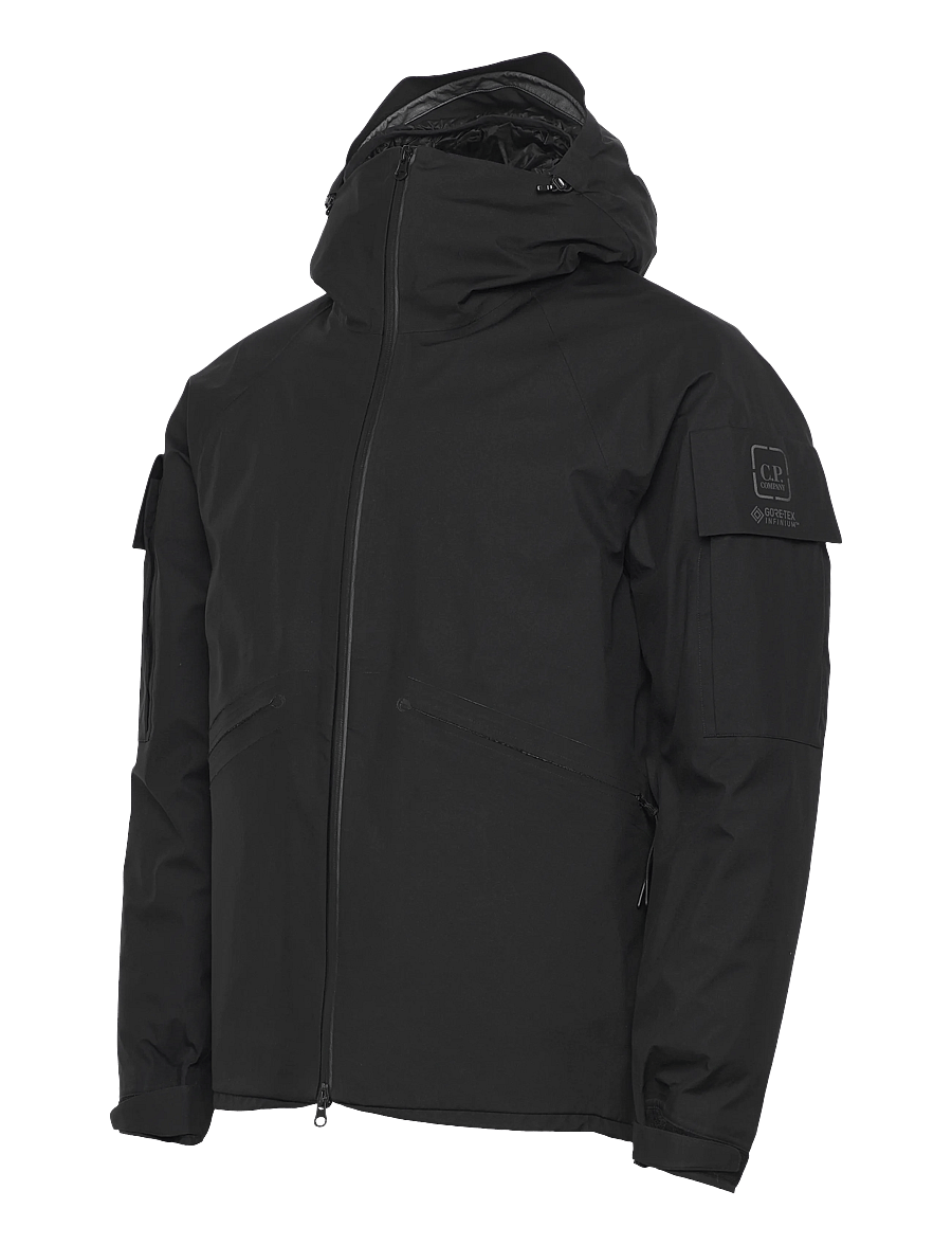 C.P. Company - Metropolis Gore-Tex 3L Infinium Anorak - padded jackets - black - 2