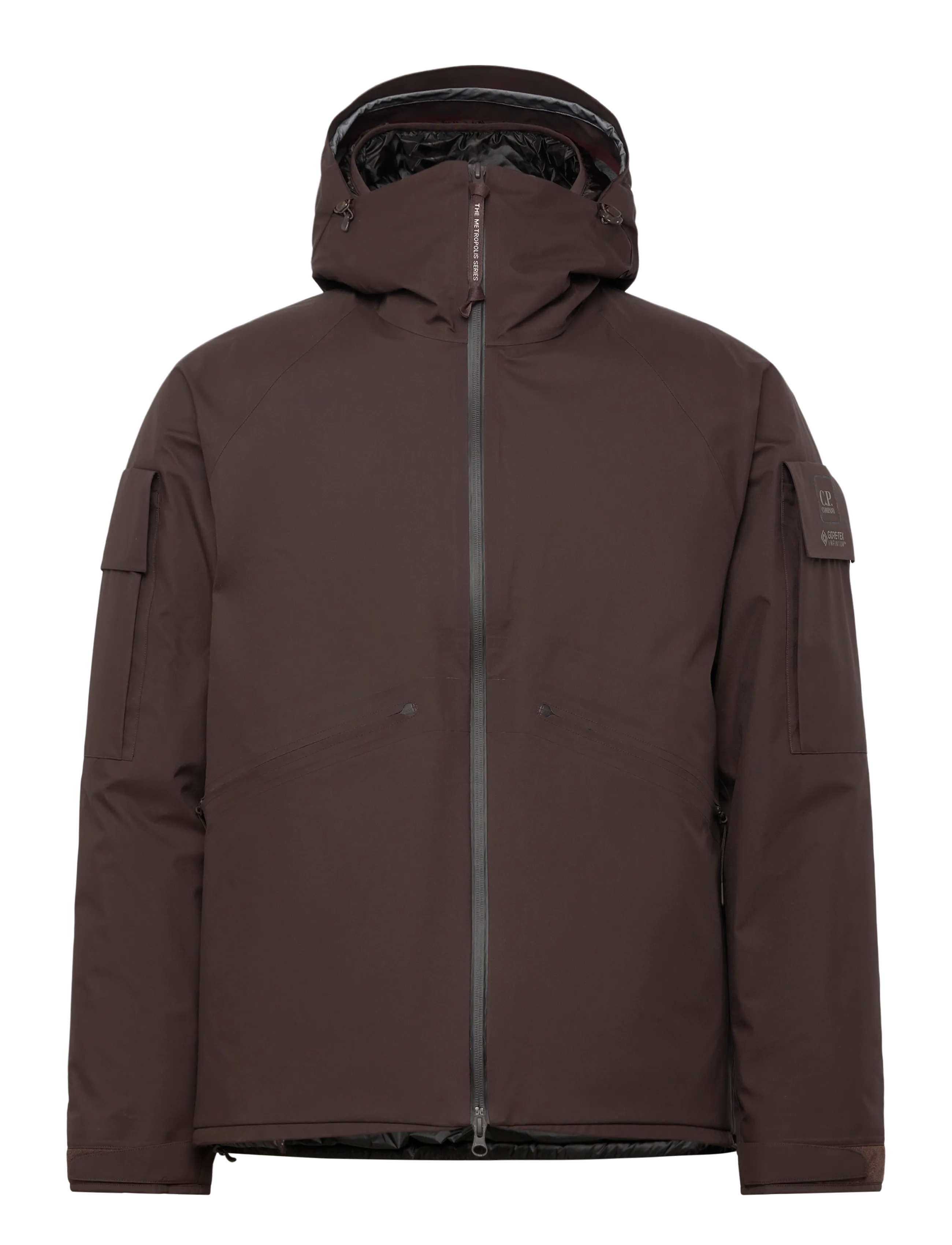 C.P. Company Oberbekleidung Medium Jacket In Goretex Infinium, XL, Jackets, Braun - Anoraks, Männerswear