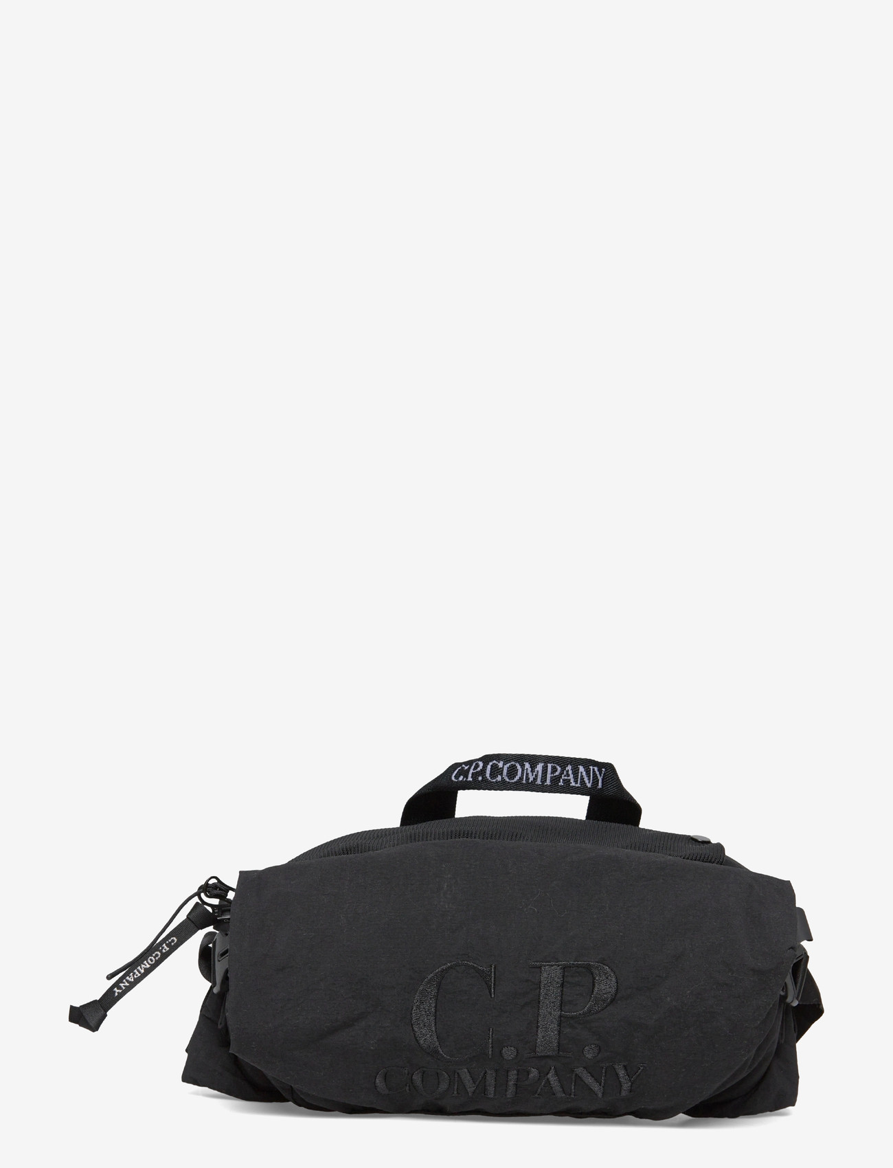C.P. Company - Plain Paper Touch Logo Waistbag - kotid - black - 0
