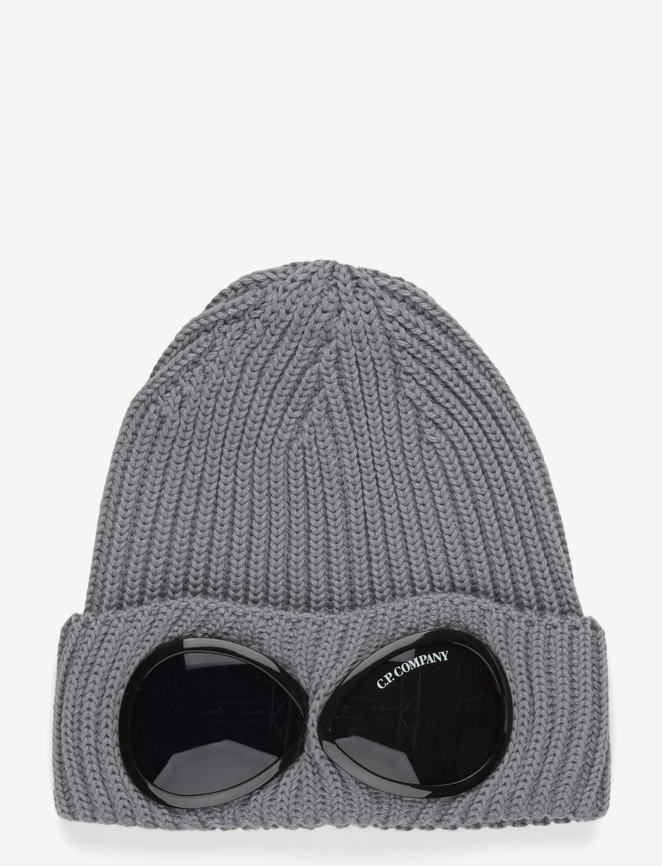 C.P. Company - Merino Wool Goggle Beanie - hatter & luer - griffin grey - 0