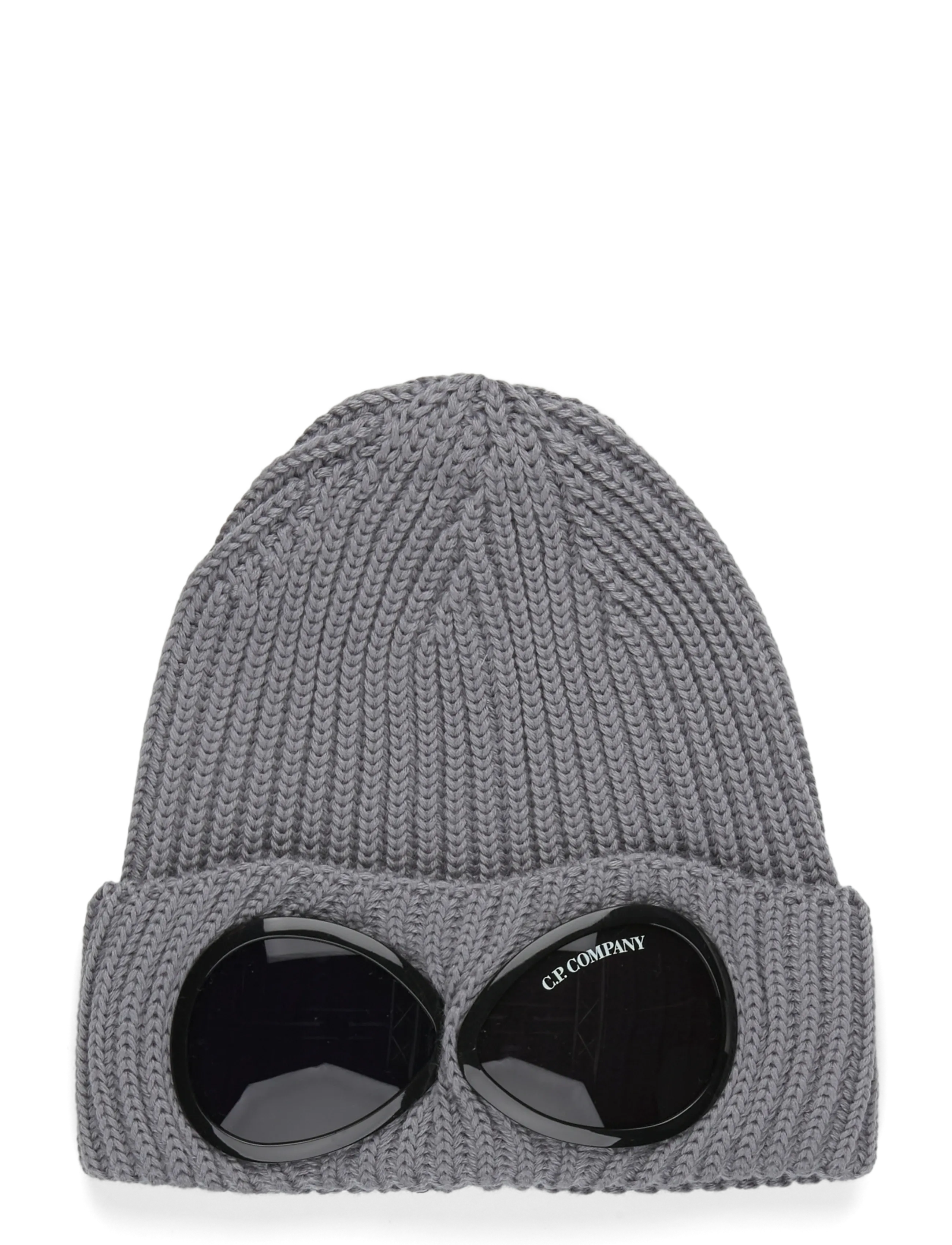 C.P. Company Merino Wool Goggle Beanie - Bonnets et Casquettes - GRIFFIN GREY / grey