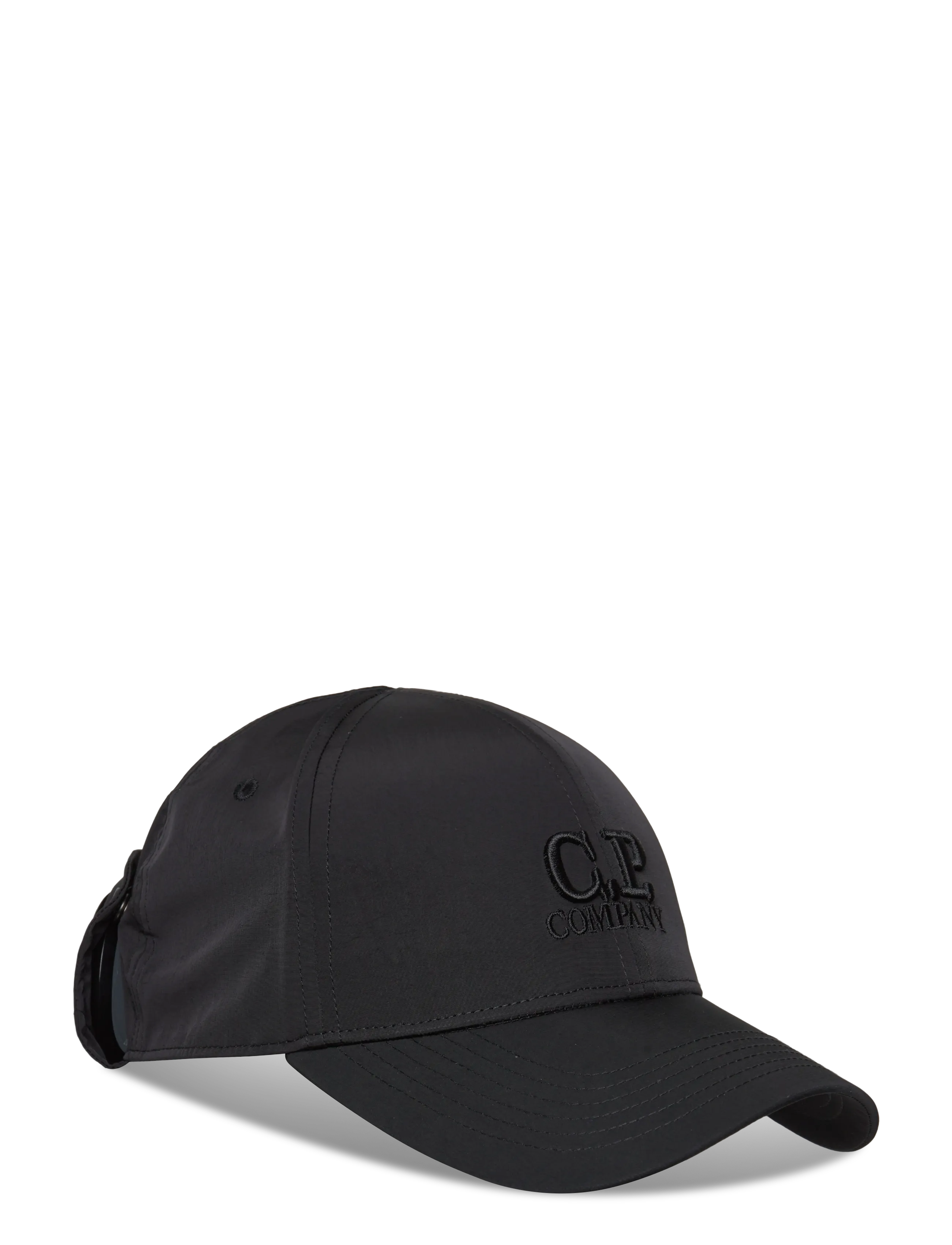 C.P. Company Baseball Cap (Chrome-R Goggle Cap) - Mützen & Caps - BLACK / black