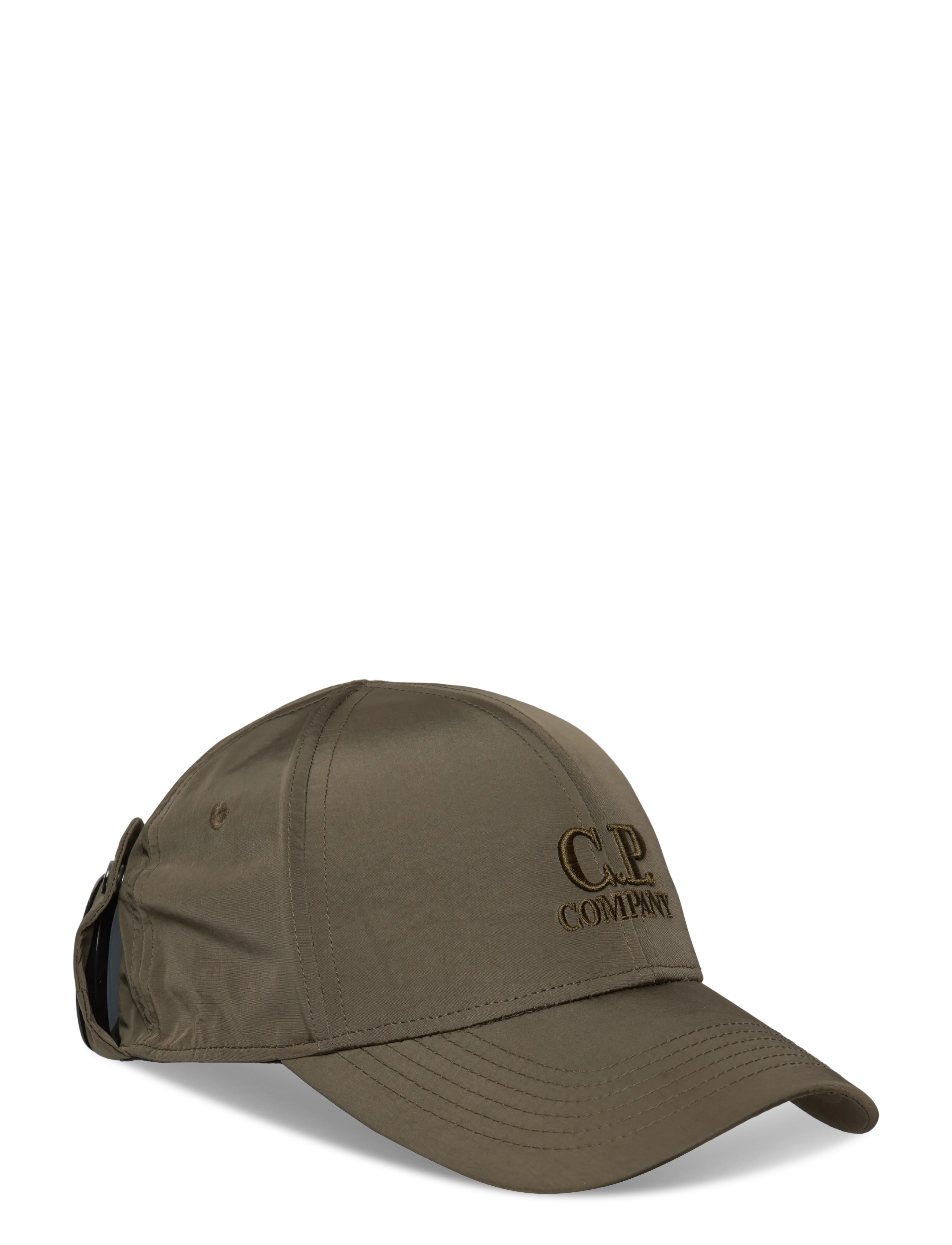 C.P. Company Baseball Cap (Chrome-R Goggle Cap) - Mützen & Caps - IVY GREEN / khaki/green