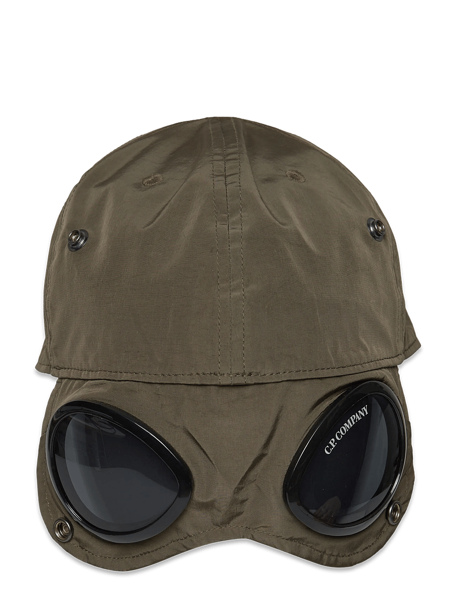 C.P. Company - Baseball Cap (Chrome-R Goggle Cap) - caps - ivy green - 2