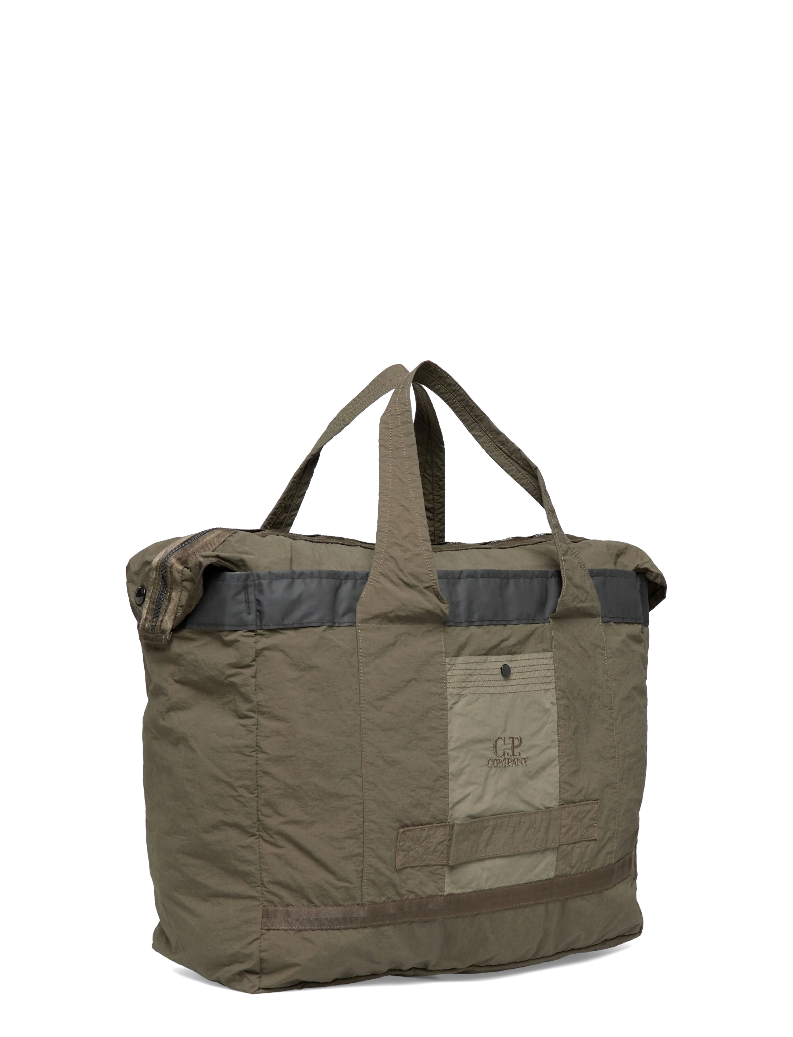 C.P. Company - Plain Paper Touch Duffel Bag - spordikotid - ivy green - 2