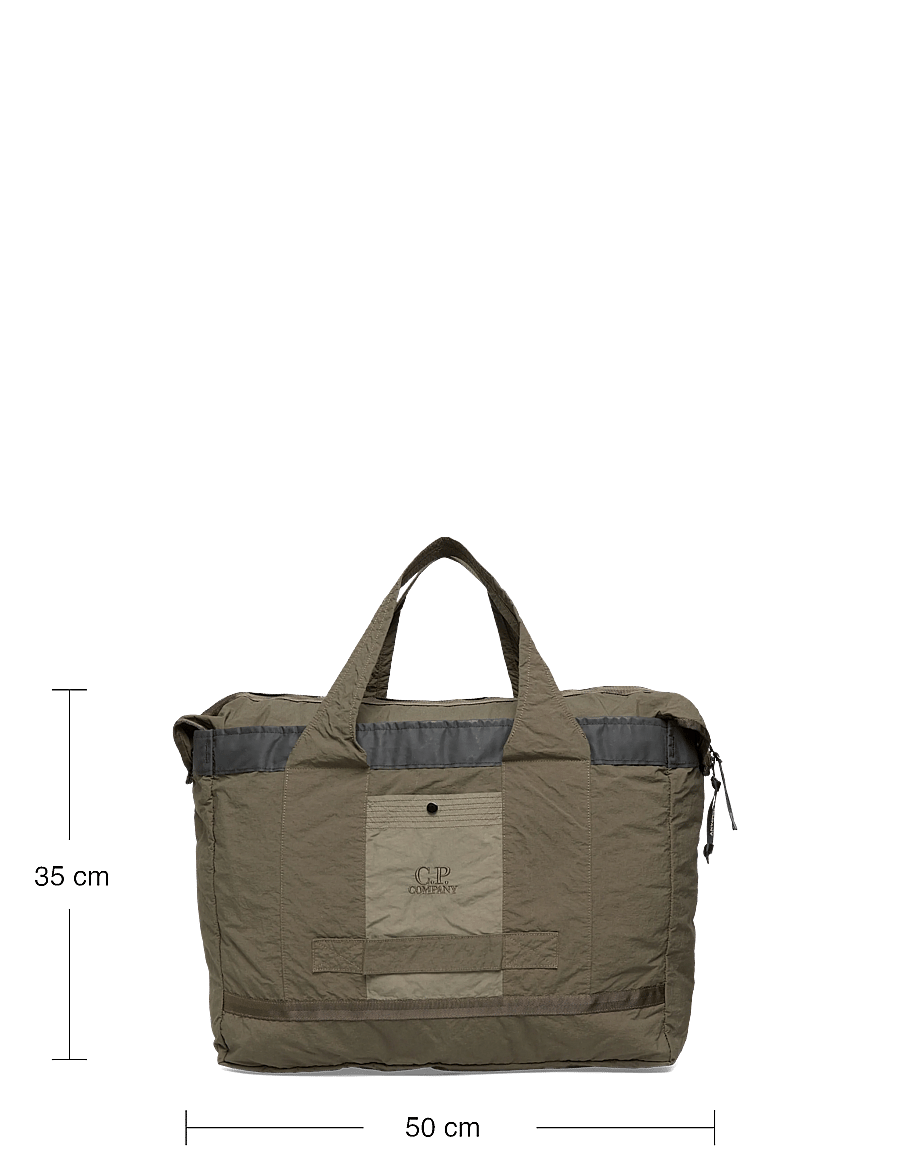 C.P. Company - Plain Paper Touch Duffel Bag - reisetaschen - ivy green - 3