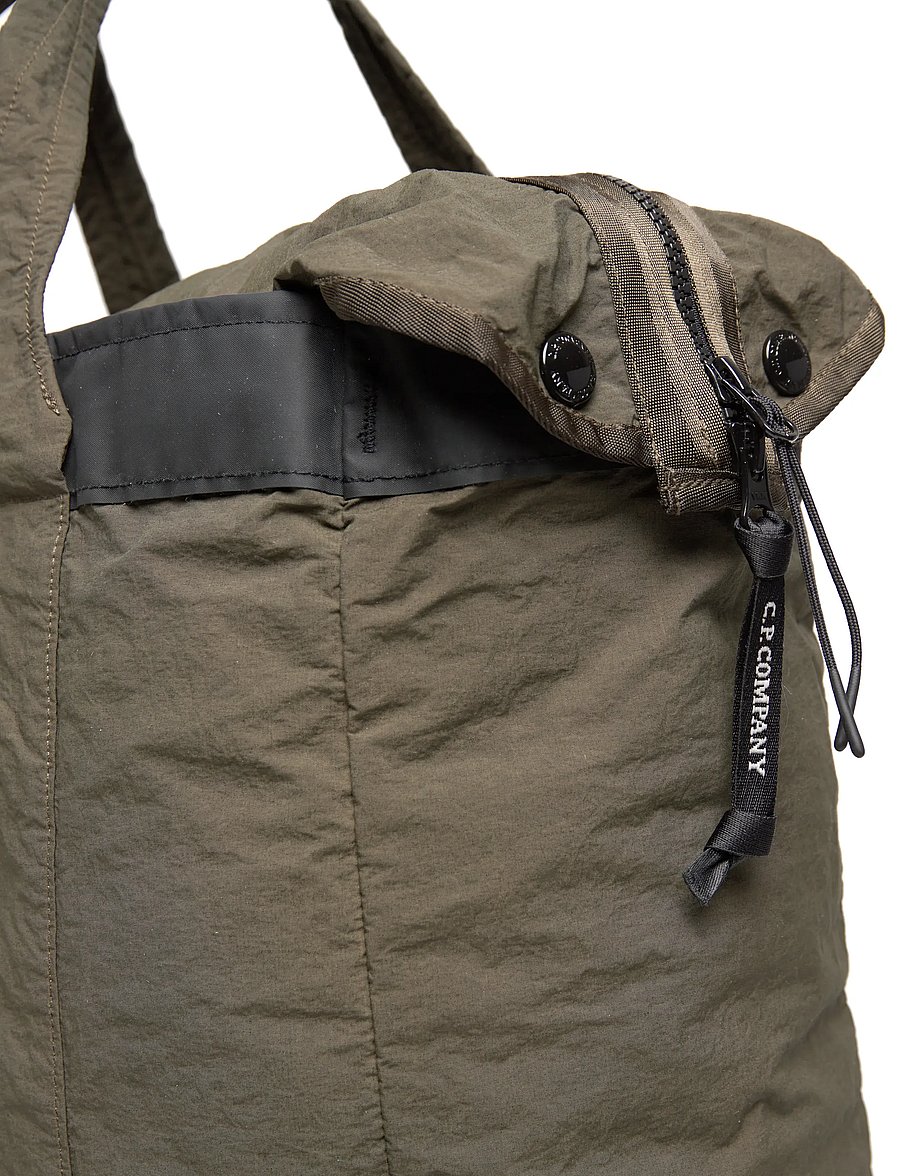 C.P. Company - Plain Paper Touch Duffel Bag - reisetaschen - ivy green - 4