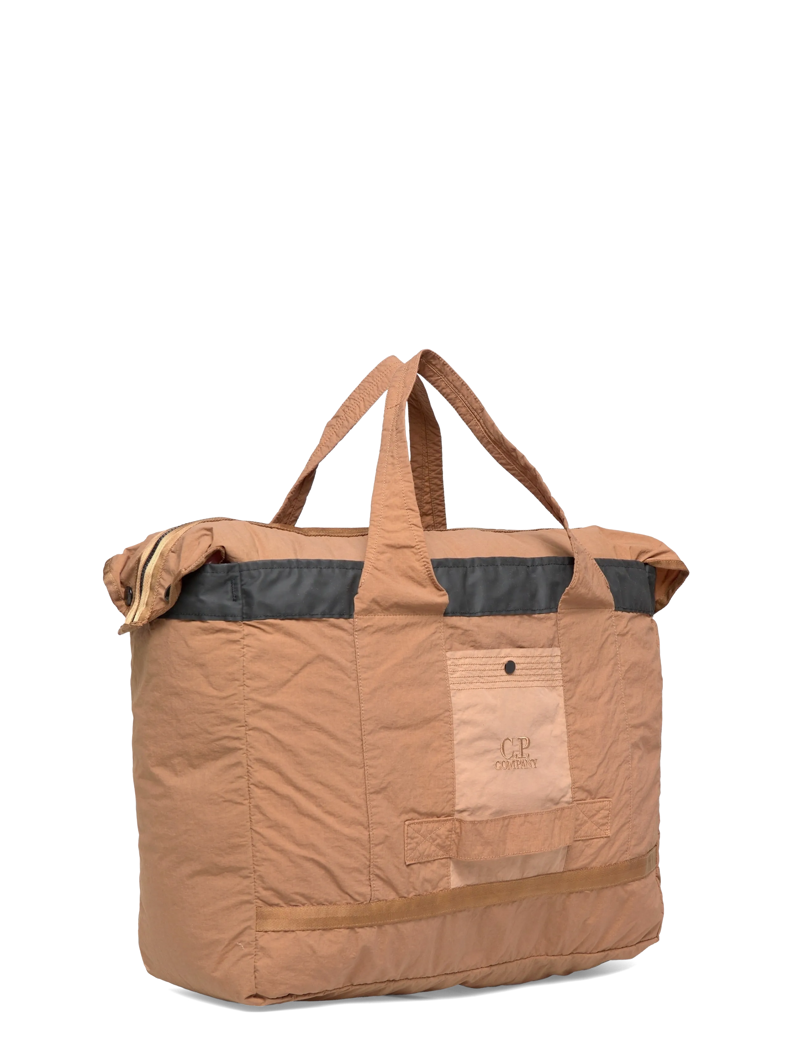 C.P. Company - Plain Paper Touch Duffel Bag - duffel-taschen - toffee - 2