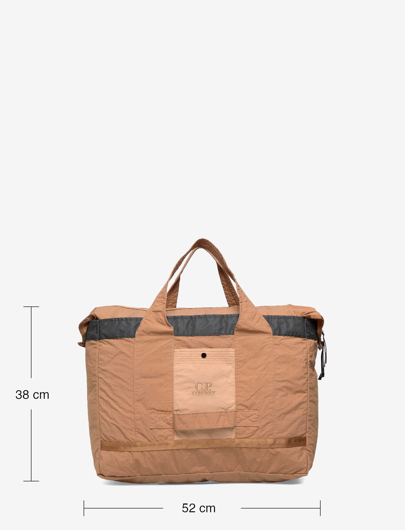 C.P. Company - Plain Paper Touch Duffel Bag - duffel-taschen - toffee - 3