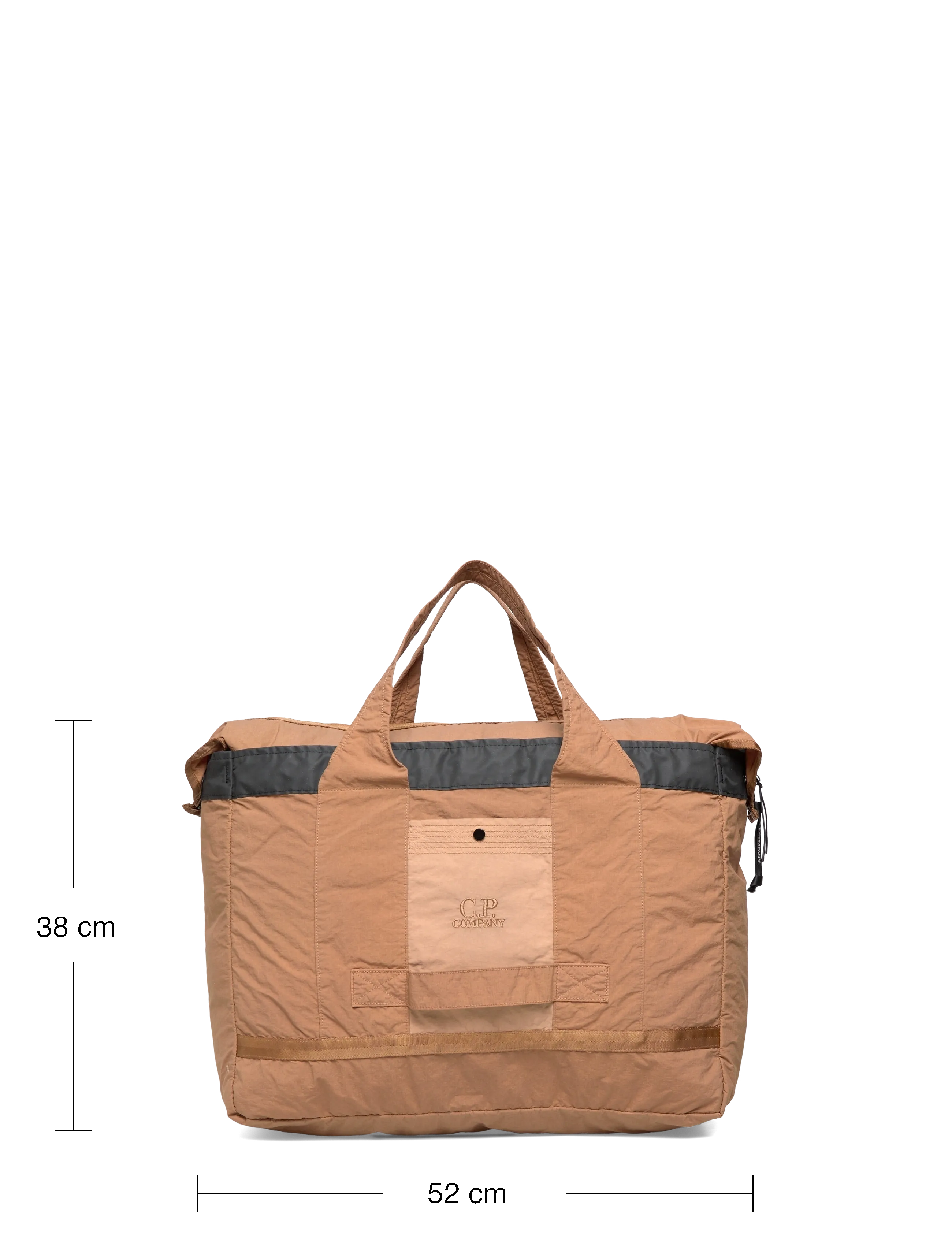 C.P. Company - Plain Paper Touch Duffel Bag - duffel-taschen - toffee - 3