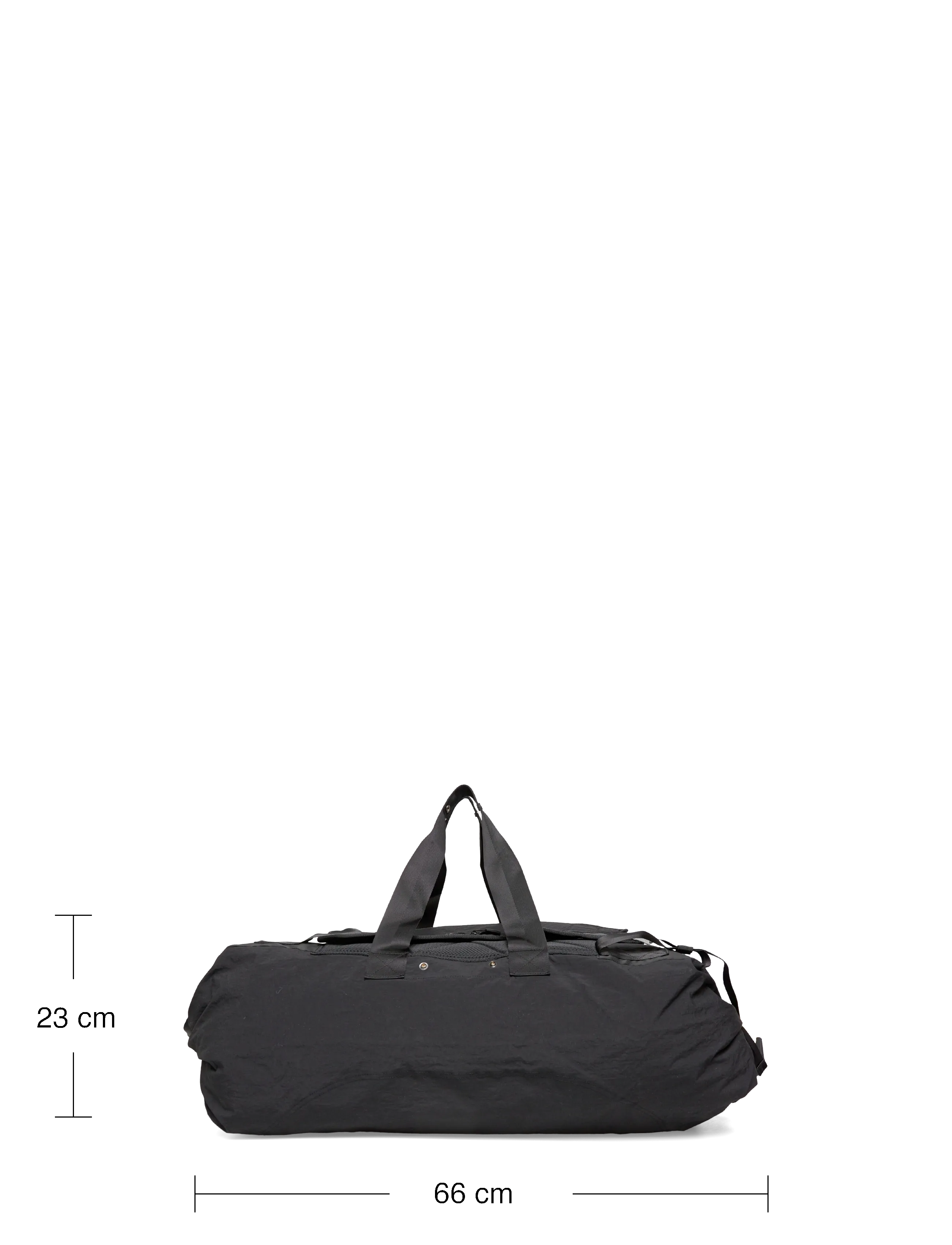 C.P. Company - Plain Paper Touch Duffel Bag - duffelväskor - black - 4
