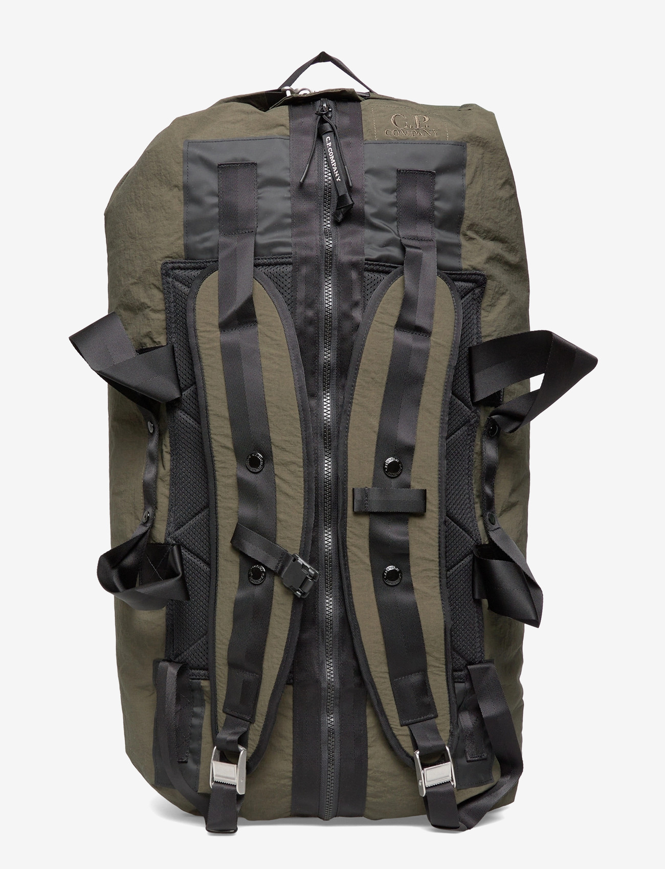 C.P. Company - Plain Paper Touch Duffel Bag - duffel-taschen - ivy green - 3