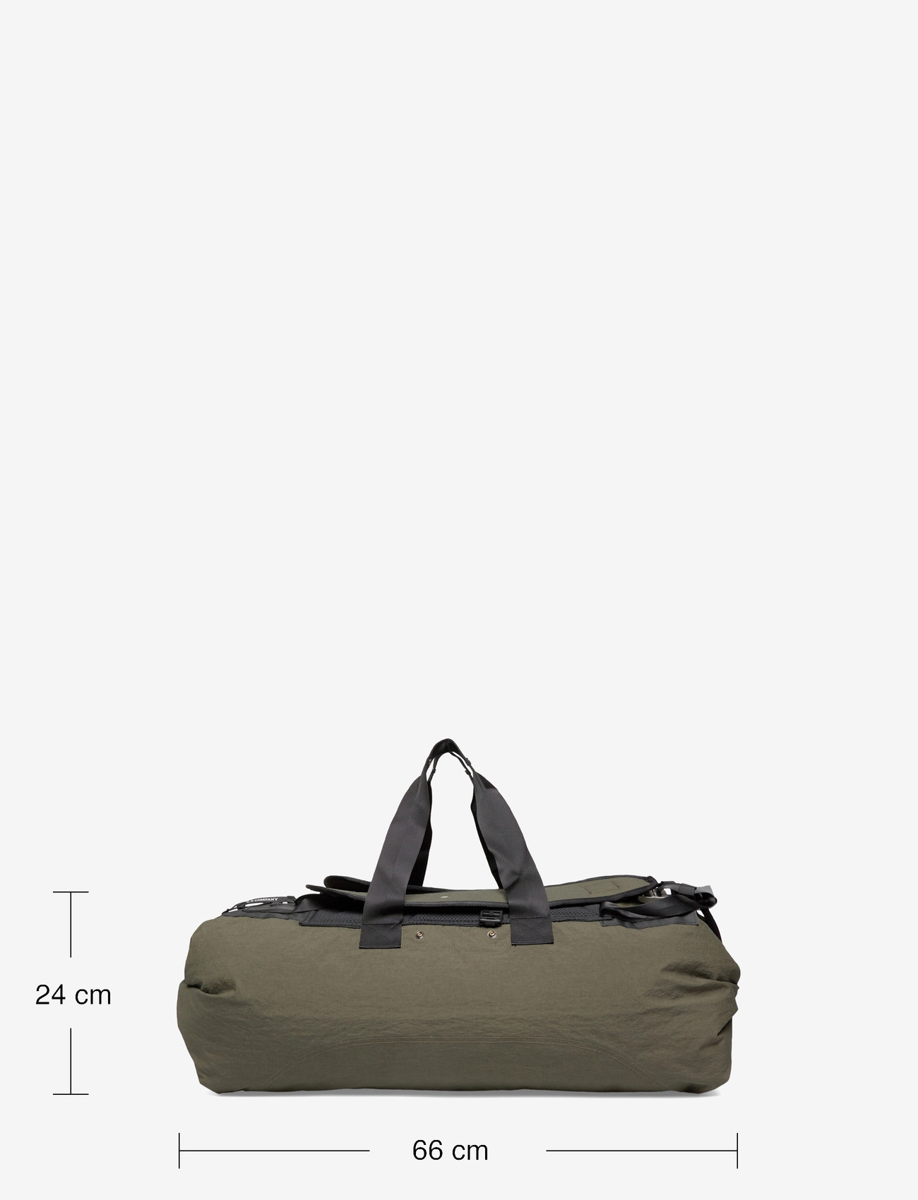 C.P. Company - Plain Paper Touch Duffel Bag - duffel-taschen - ivy green - 4