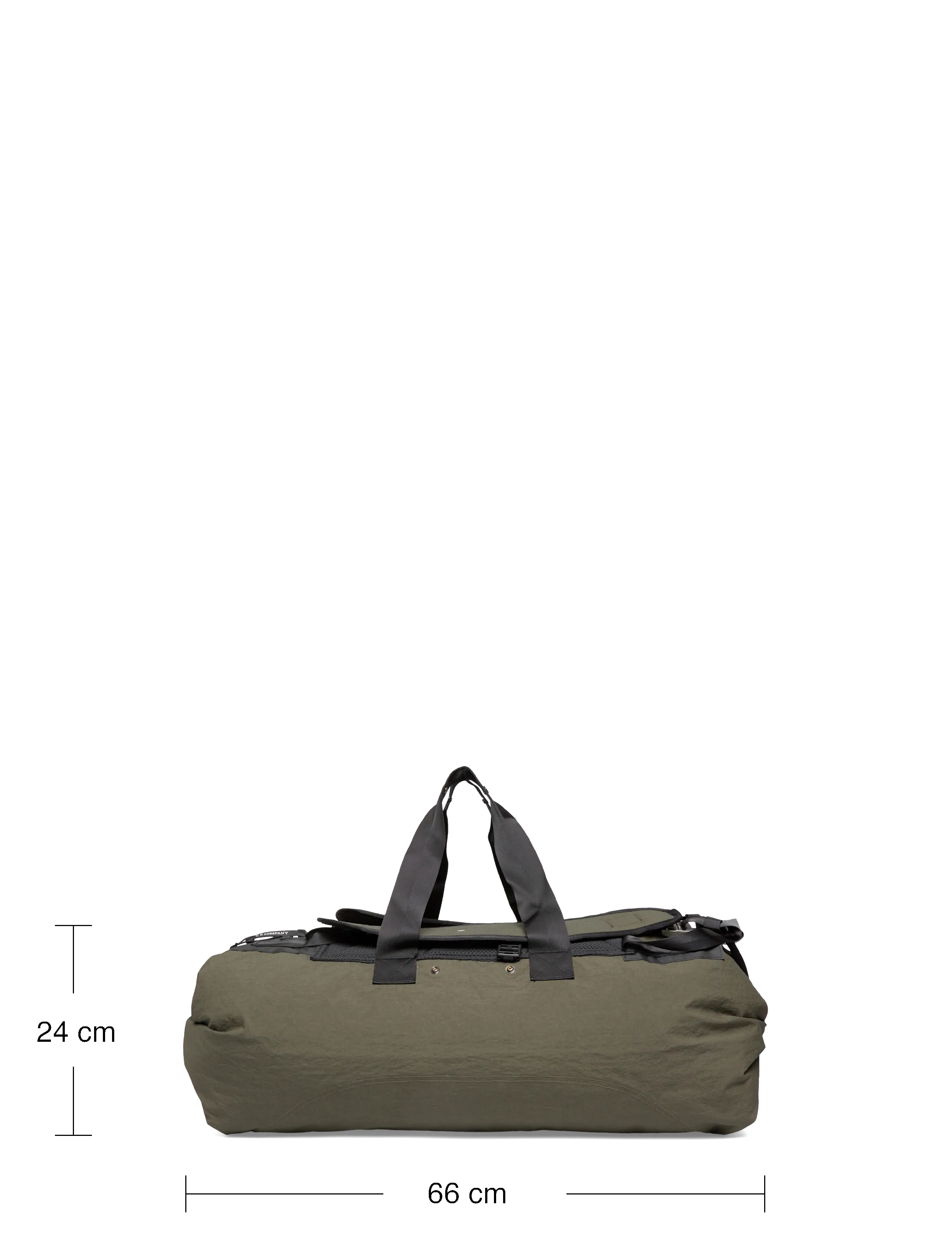 C.P. Company - Plain Paper Touch Duffel Bag - duffel-taschen - ivy green - 4
