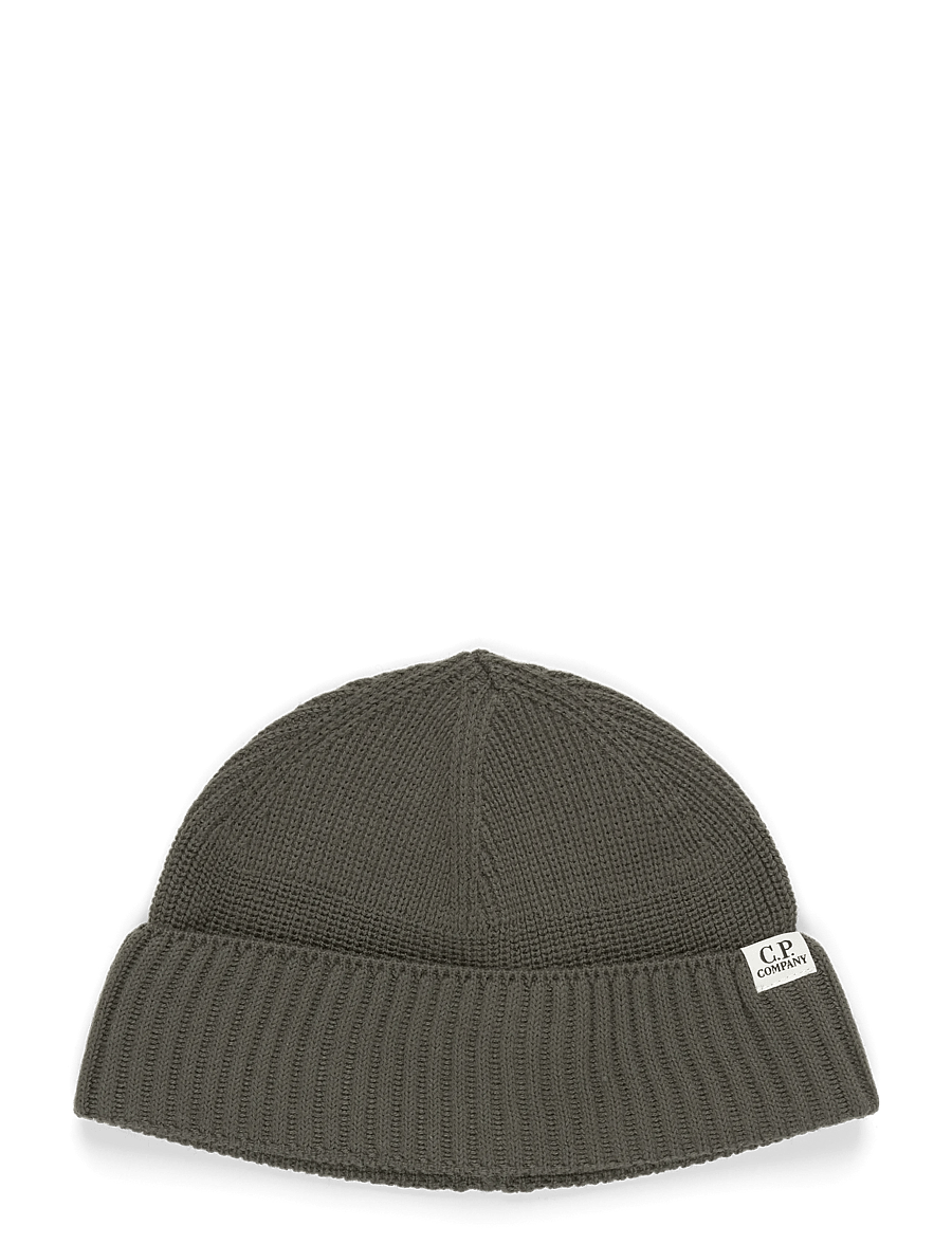 C.P. Company - Beanie Knit Cap In Re-Wool PRM EU - nach stil kaufen - grape leaf - 0