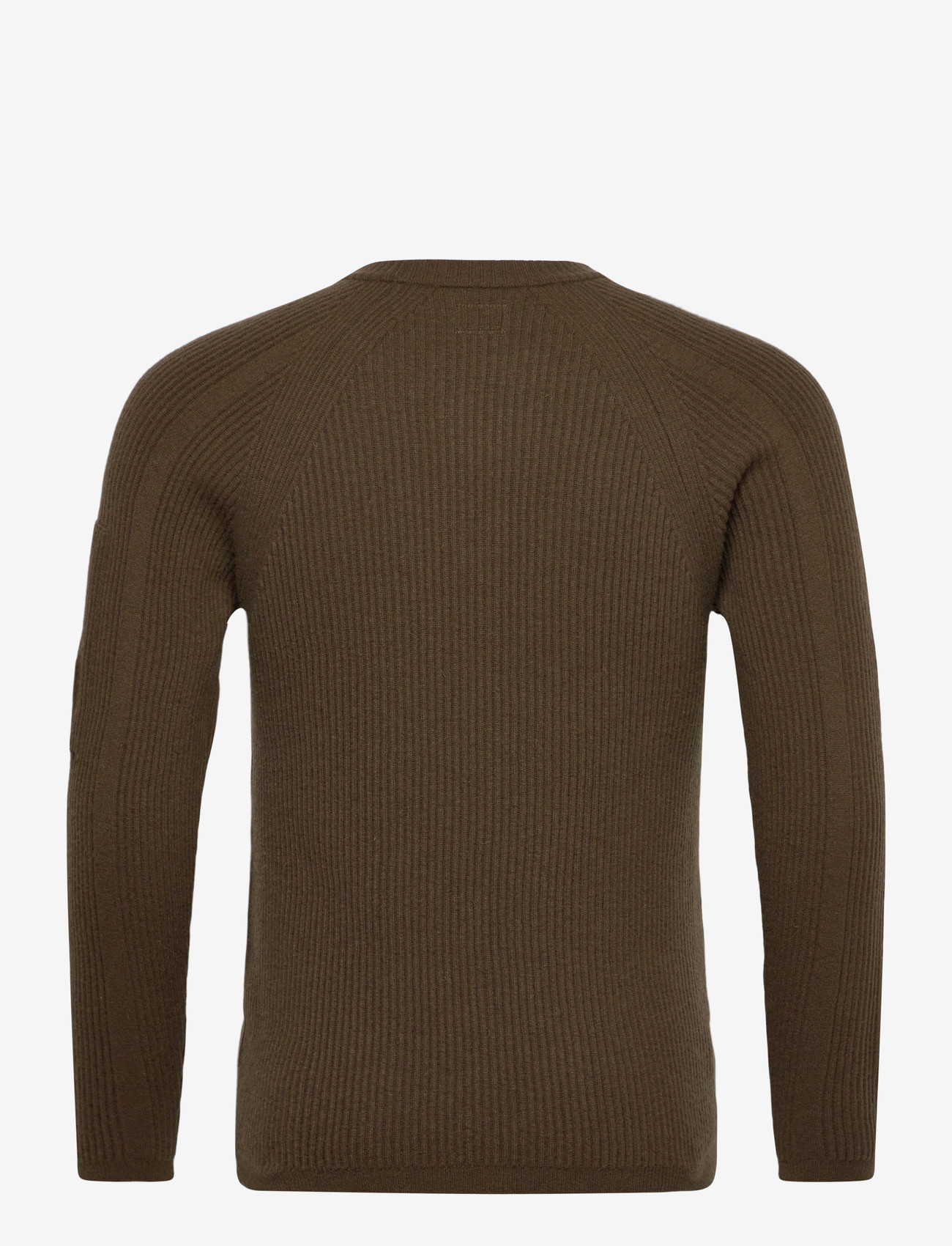 C.P. Company - Lambswool GRS Crew Neck Full Knit - Ümmarguse kaelusega kudumid - ivy green - 1