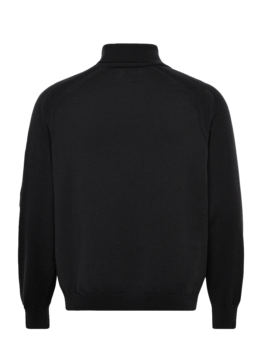 C.P. Company - Wool Turtleneck - rollkragenpullover - black sand - 1