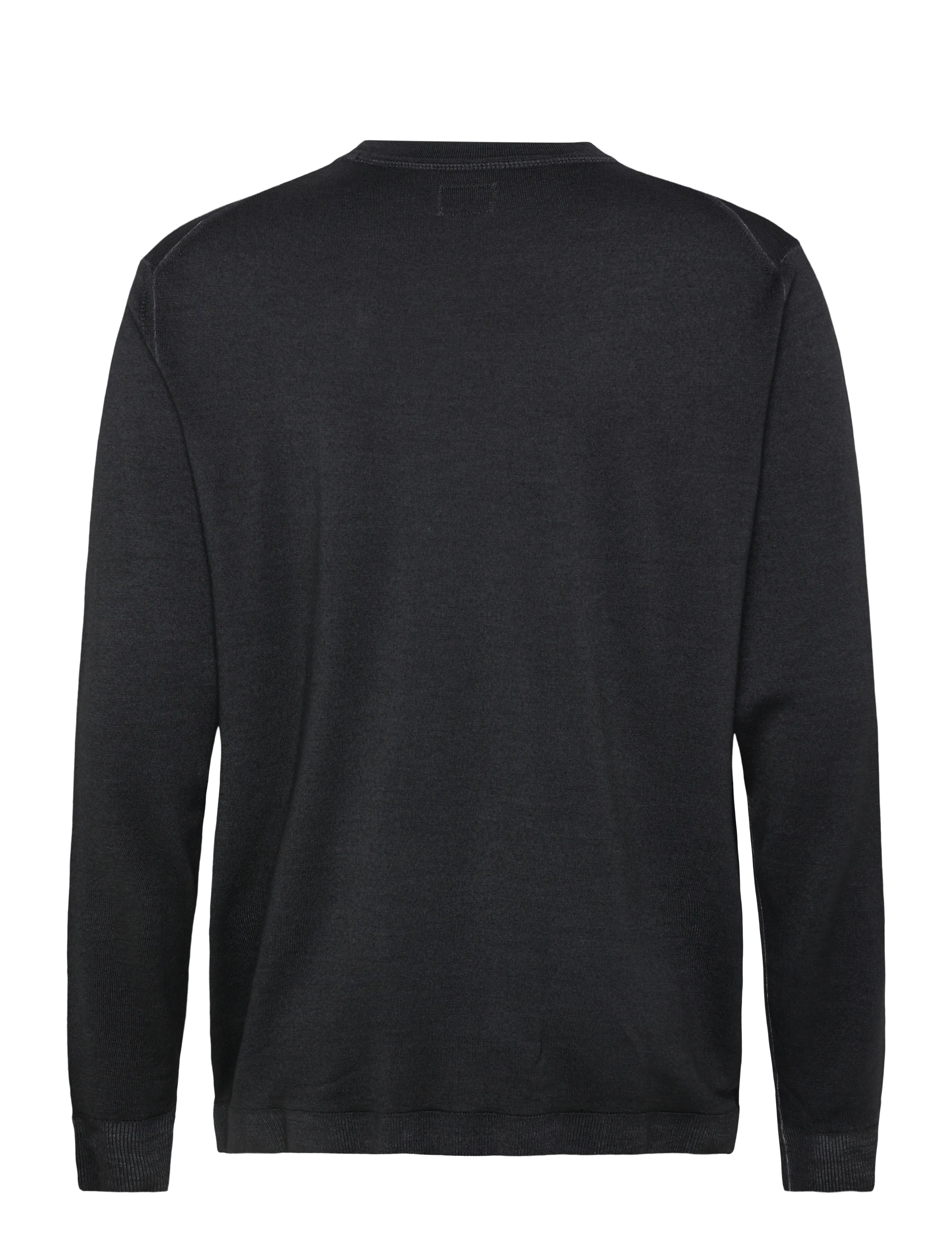 C.P. Company - Merino Wool Fast Dyed Crew Neck Logo Knit - rund hals - black - 2