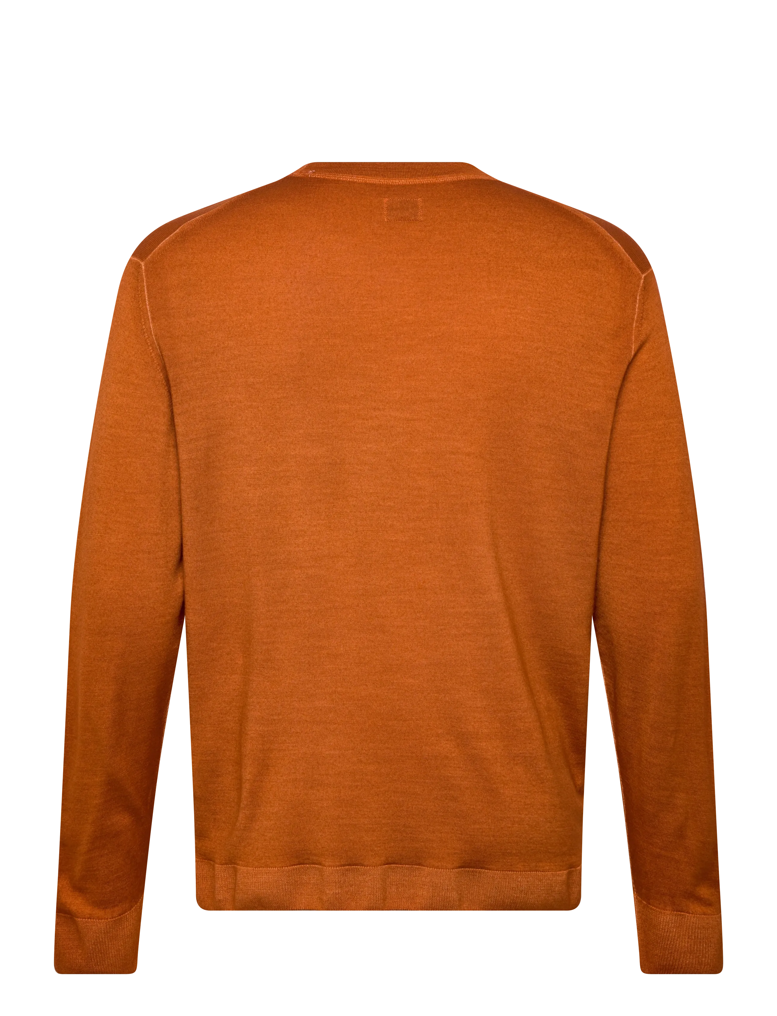 C.P. Company - Merino Wool Fast Dyed Crew Neck Logo Knit - pulls col rond - bombay brown - 1