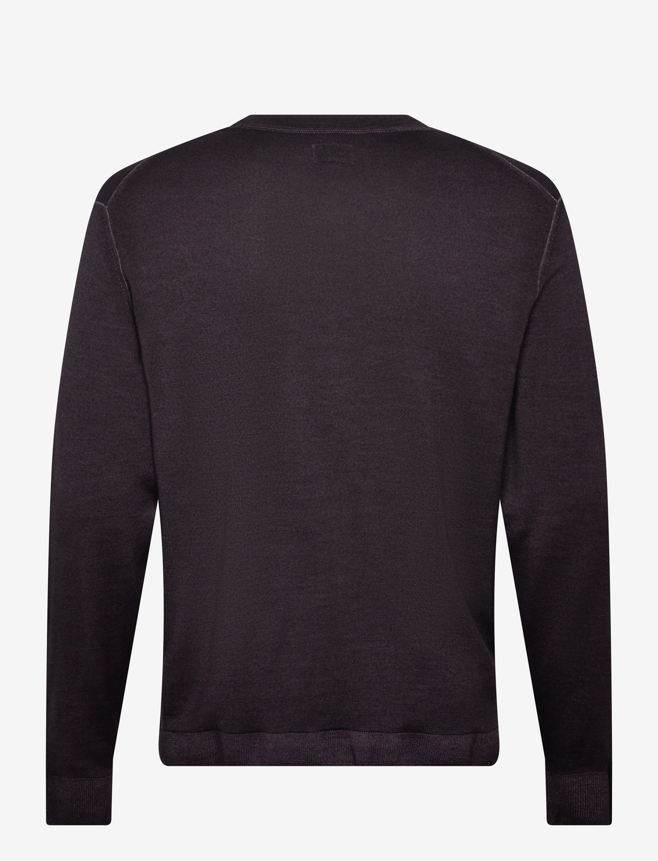 C.P. Company - Merino Wool Fast Dyed Crew Neck Logo Knit - rundhalsad - nightshade - 1