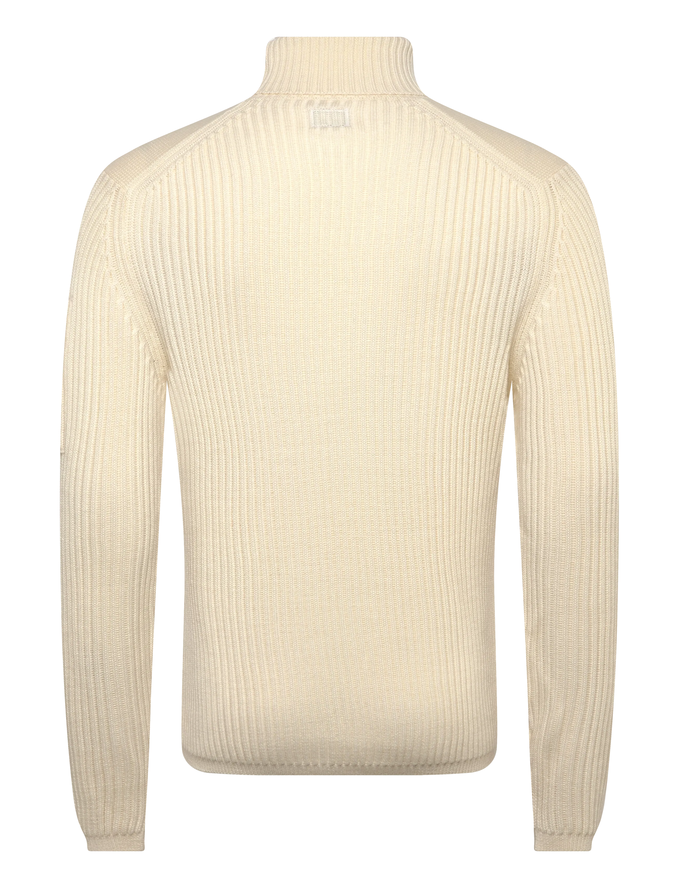 C.P. Company - Re-Wool Turtleneck Sweater - poolokaulus - gauze white - 1