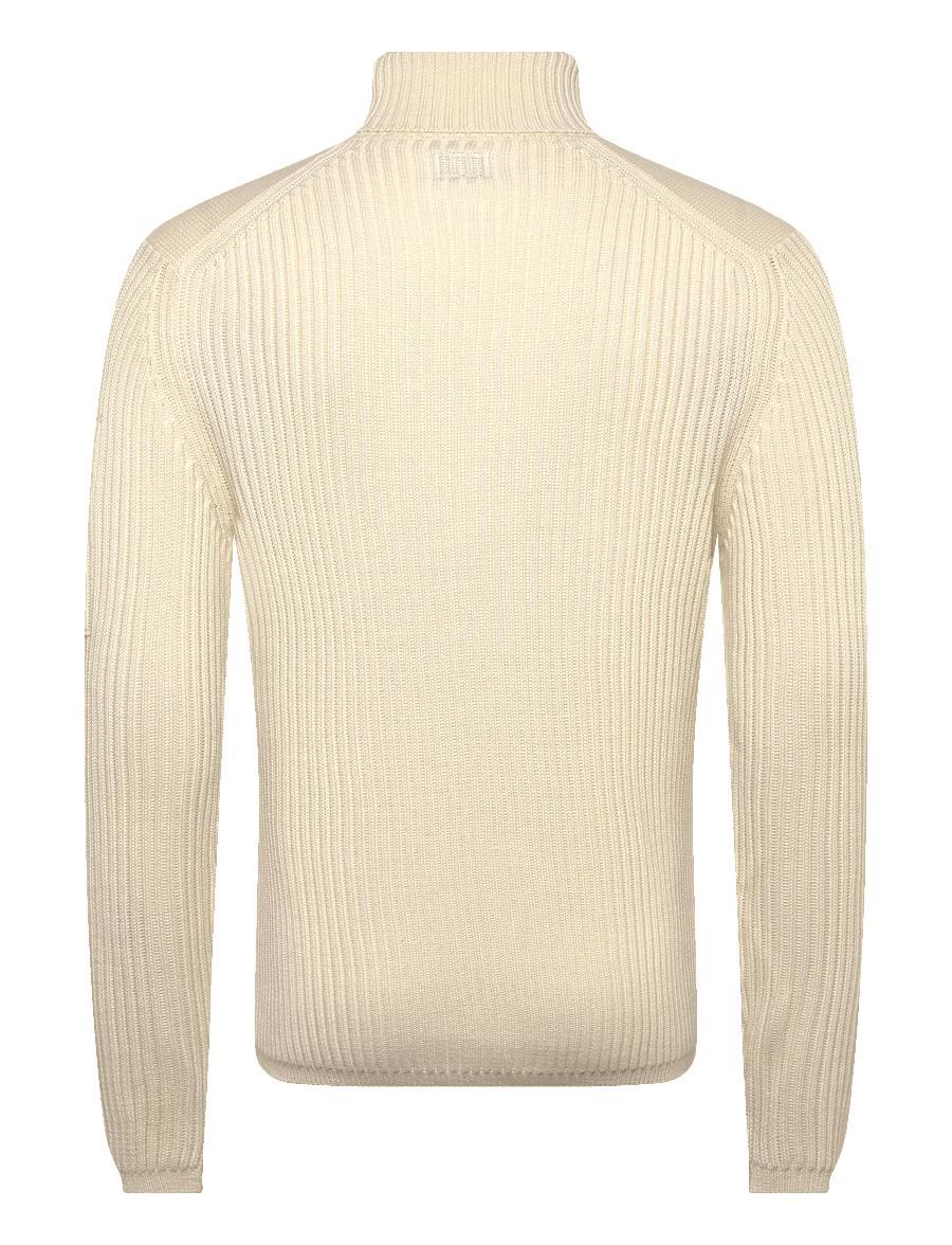 C.P. Company - Re-Wool Turtleneck Sweater - turtlenecks - gauze white - 1