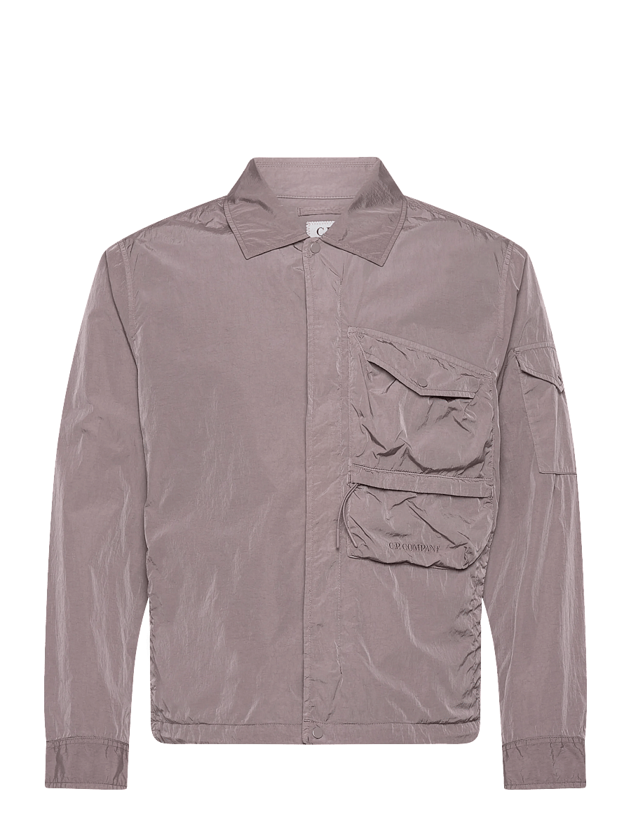 C.P. Company - Chrome R Overshirt - herbstjacken - purple dove - 0