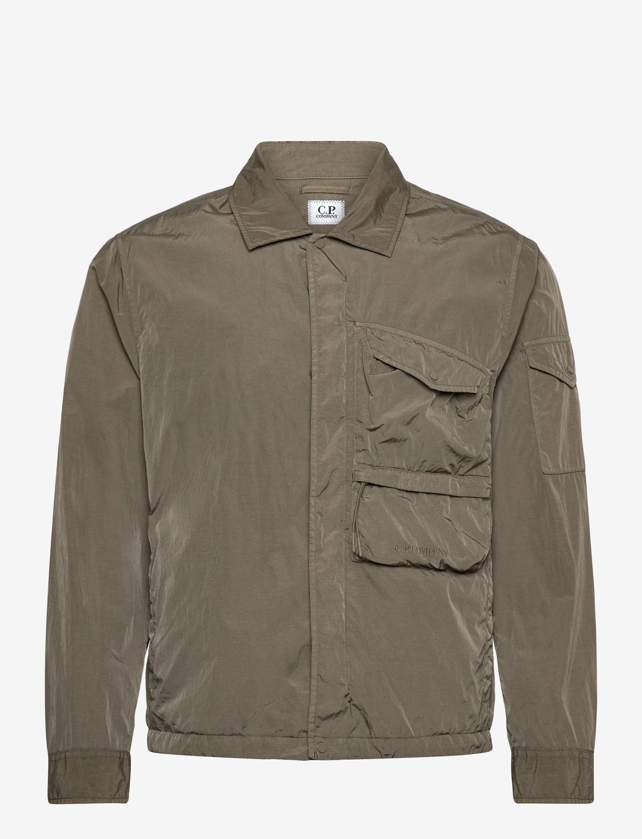 C.P. Company - Chrome R Overshirt - light jackets - walnut - 0