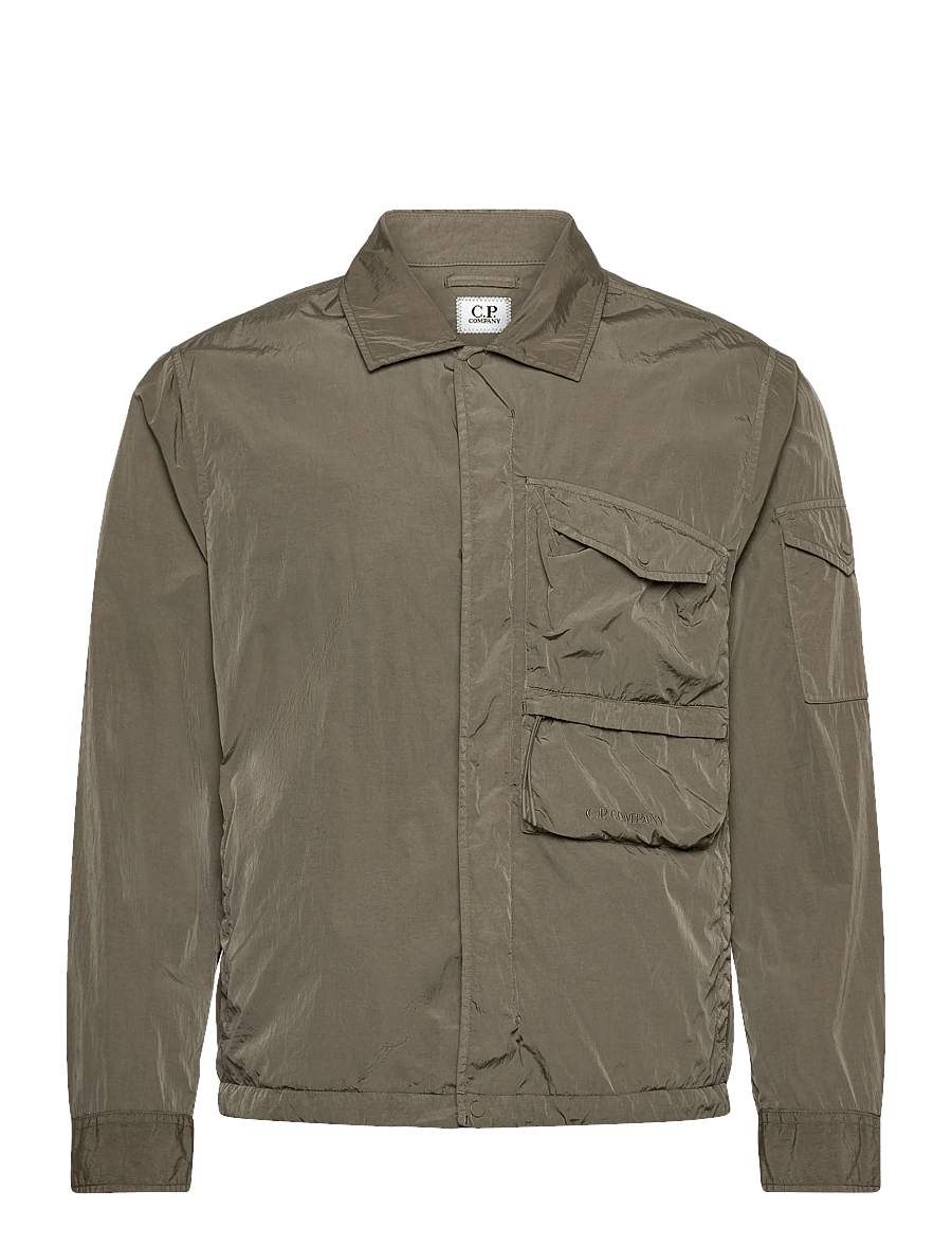 C.P. Company - Chrome R Overshirt - herbstjacken - walnut - 0