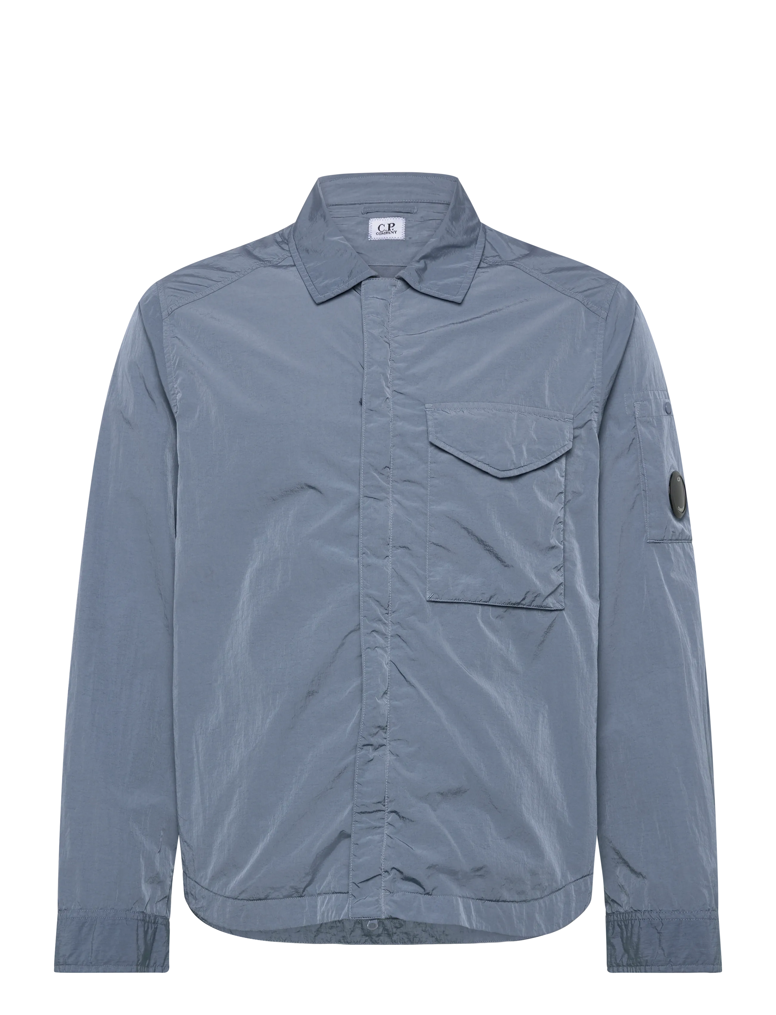 C.P. Company Chrome-R Lens Overshirt, L, Blue, Jakker > Lette Jakker, Herre
