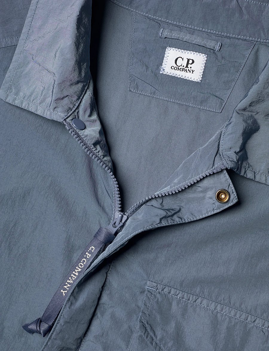 C.P. Company - CHROME-R LENS OVERSHIRT - frühlingsjacken - flint stone - 2