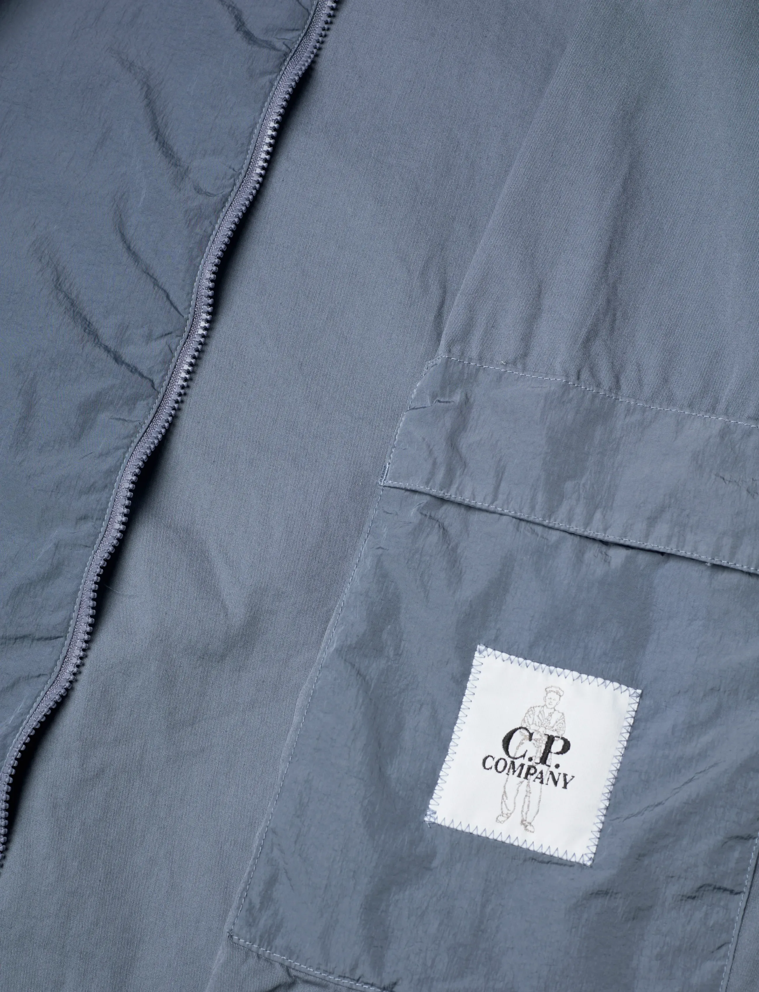 C.P. Company - CHROME-R LENS OVERSHIRT - frühlingsjacken - flint stone - 4