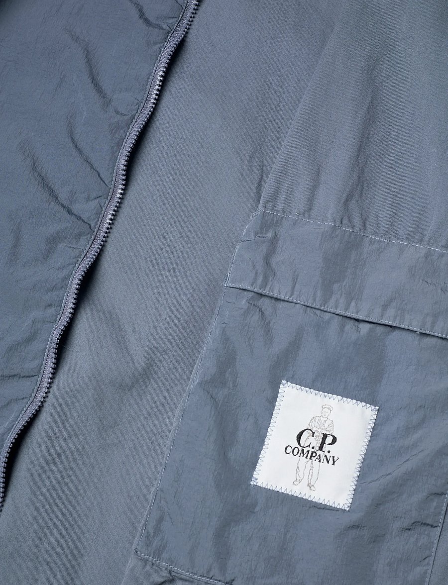 C.P. Company - CHROME-R LENS OVERSHIRT - frühlingsjacken - flint stone - 4