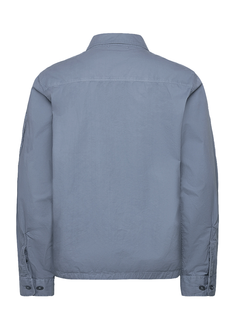 C.P. Company - ORGANIC GABARDINE ZIPPED OVERSHIRT - herbstjacken - flint stone - 1
