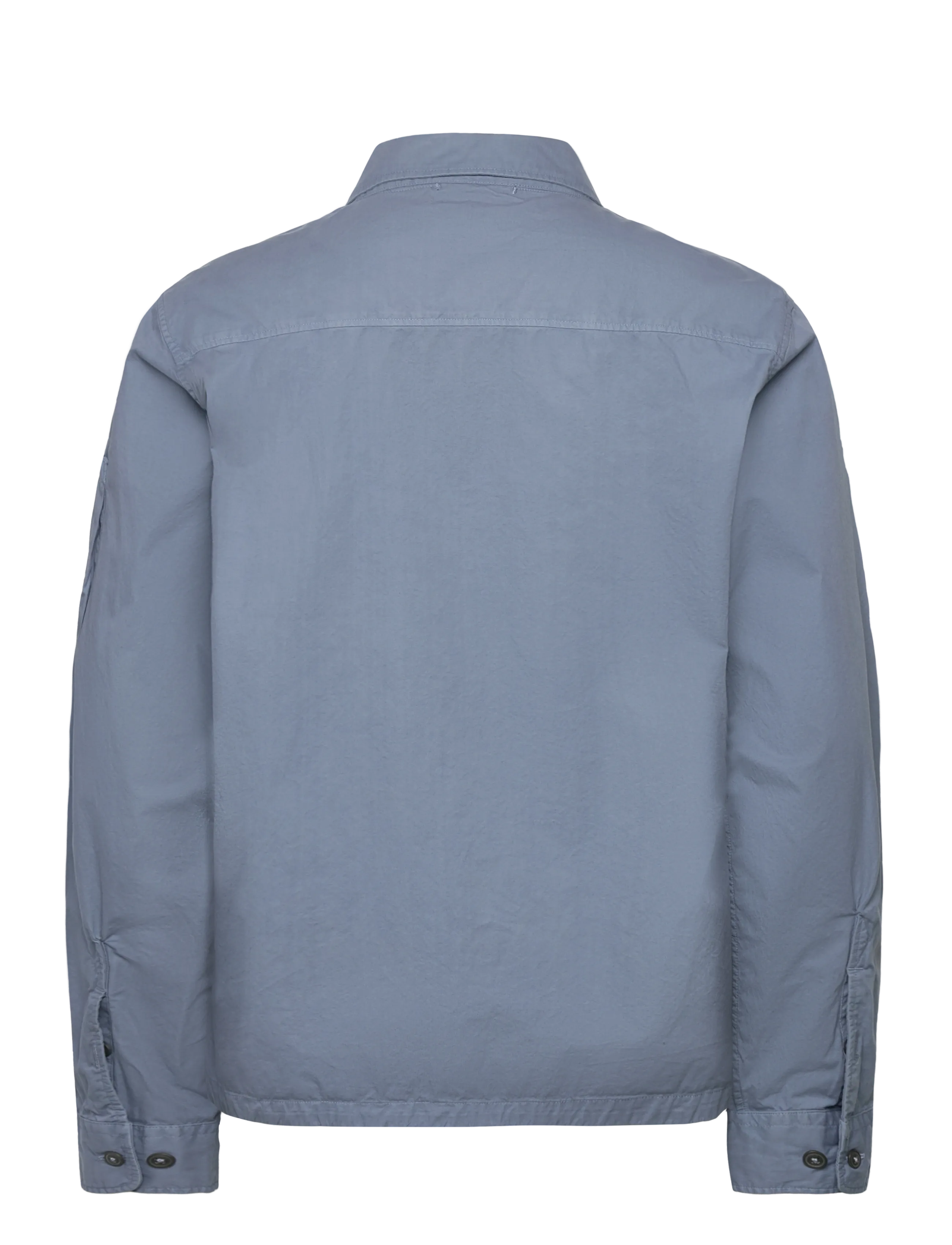 C.P. Company - ORGANIC GABARDINE ZIPPED OVERSHIRT - flint stone - 1