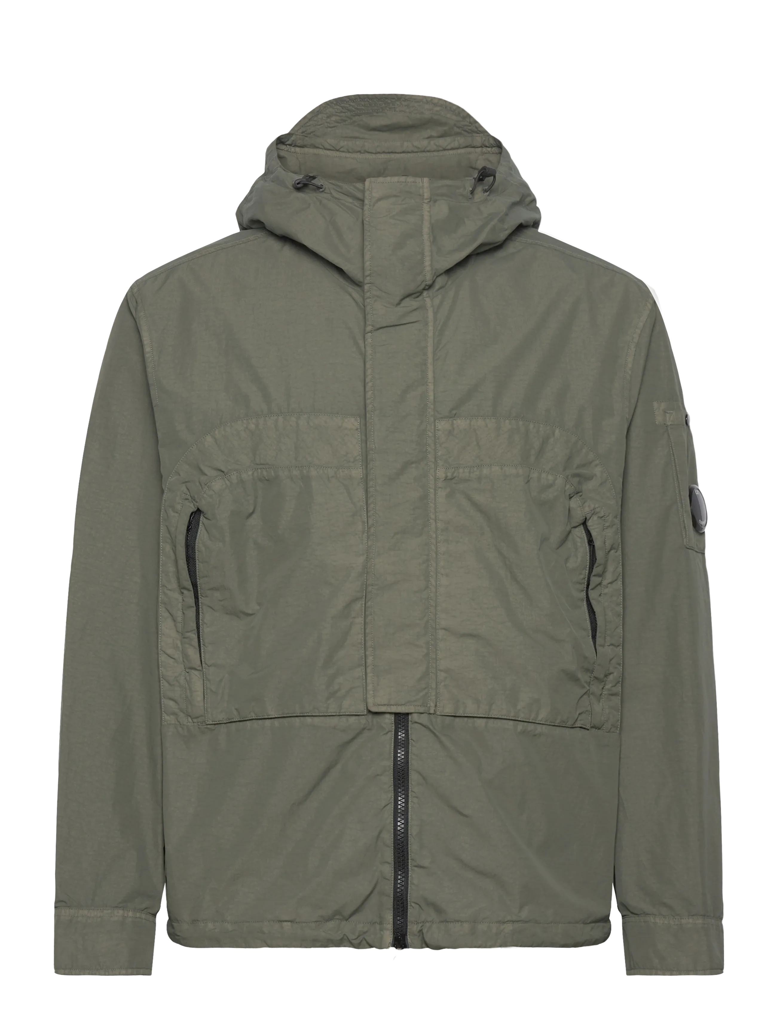 Nylon Flatt Hooded Jacket - GRAPE LEAF