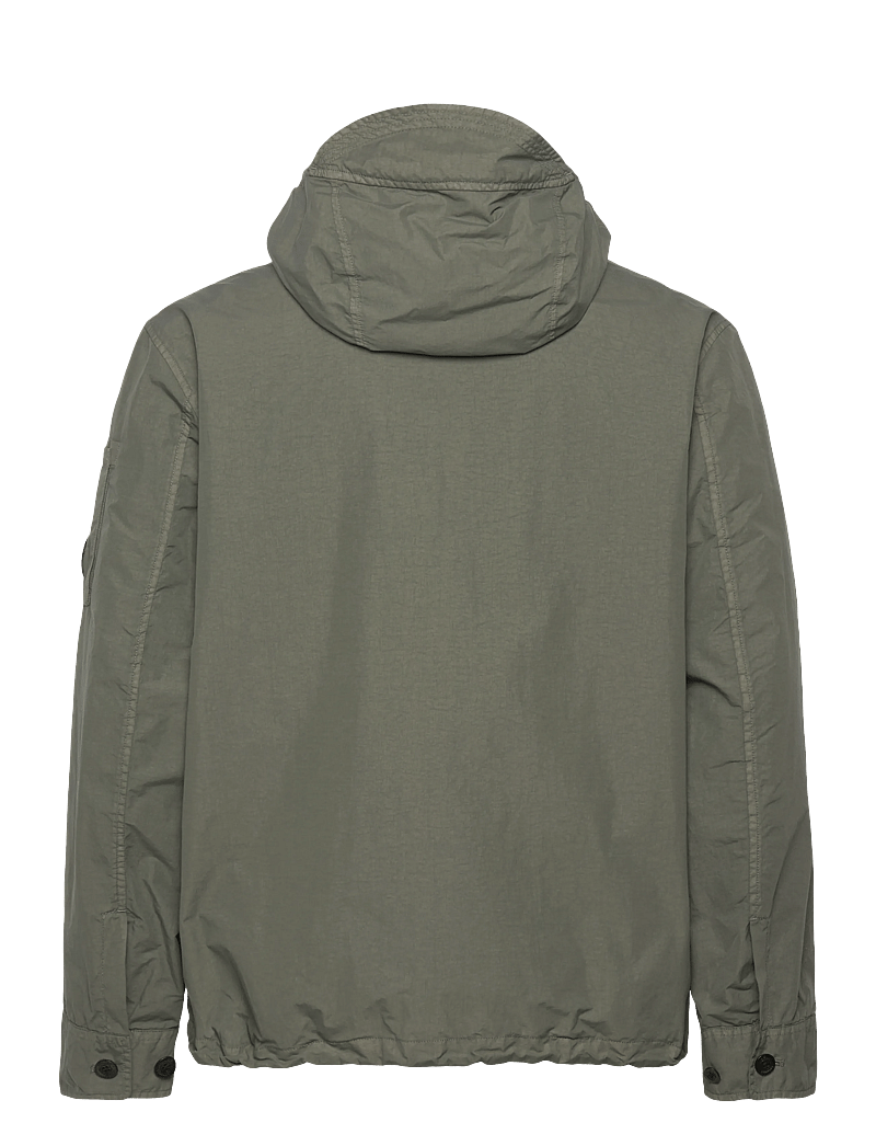 C.P. Company - Nylon Flatt Hooded Jacket - vindjakker - grape leaf - 1