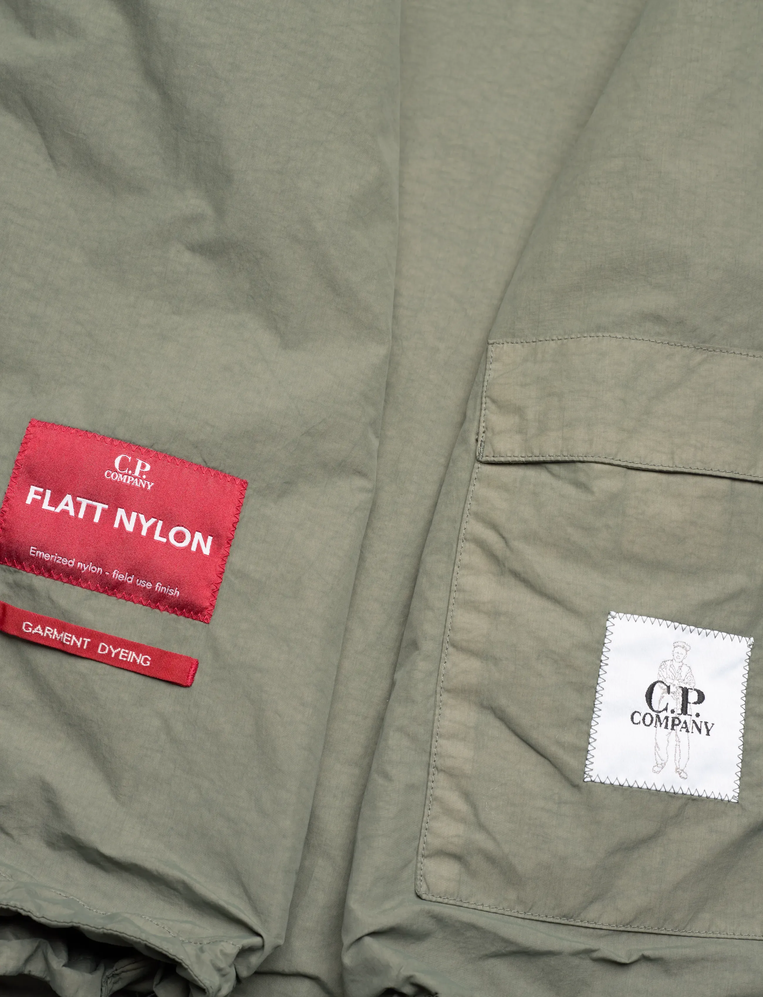 C.P. Company - Nylon Flatt Hooded Jacket - grape leaf - 5
