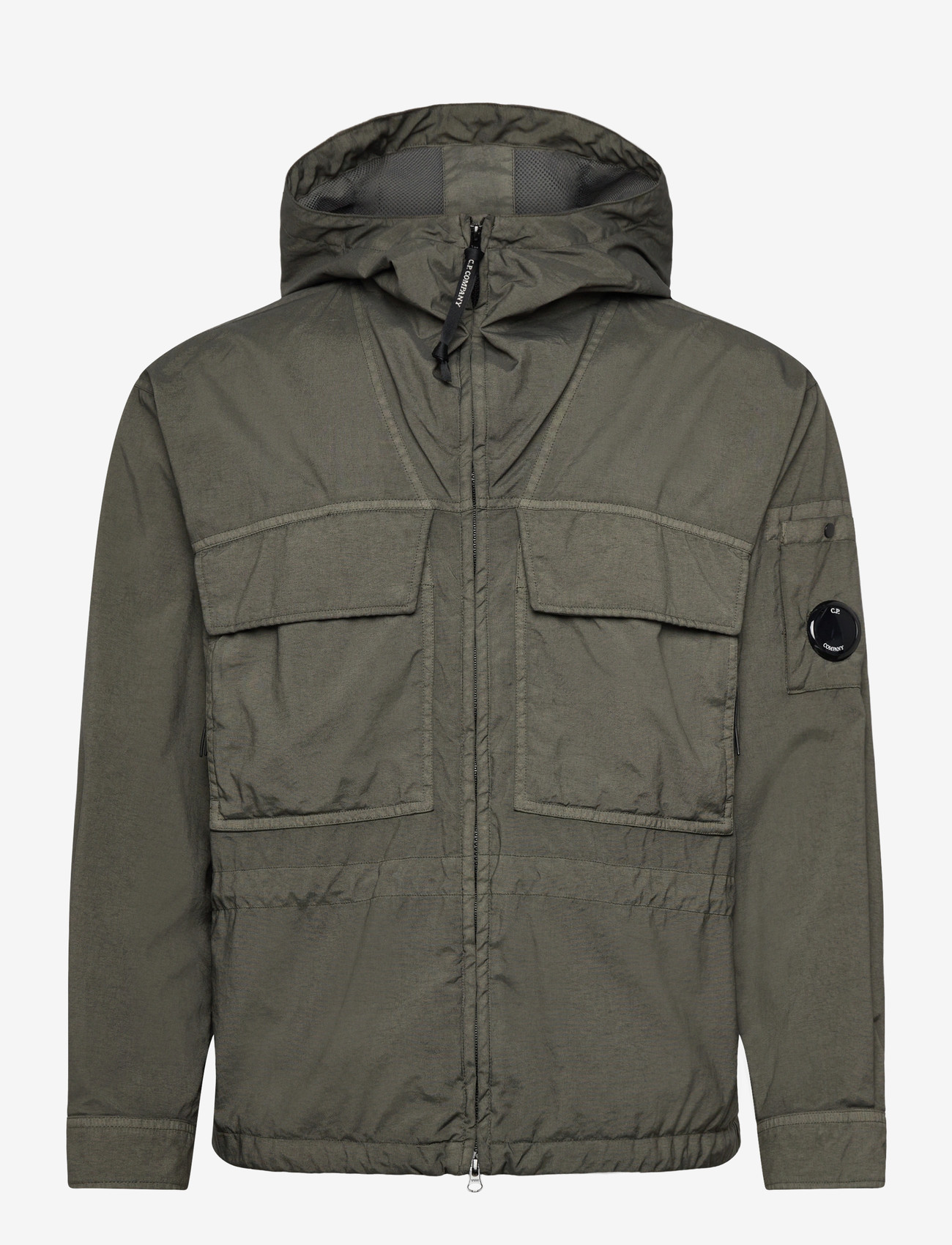 C.P. Company - Taylon P Hooded Overshirt - vindjakker - grape leaf - 0