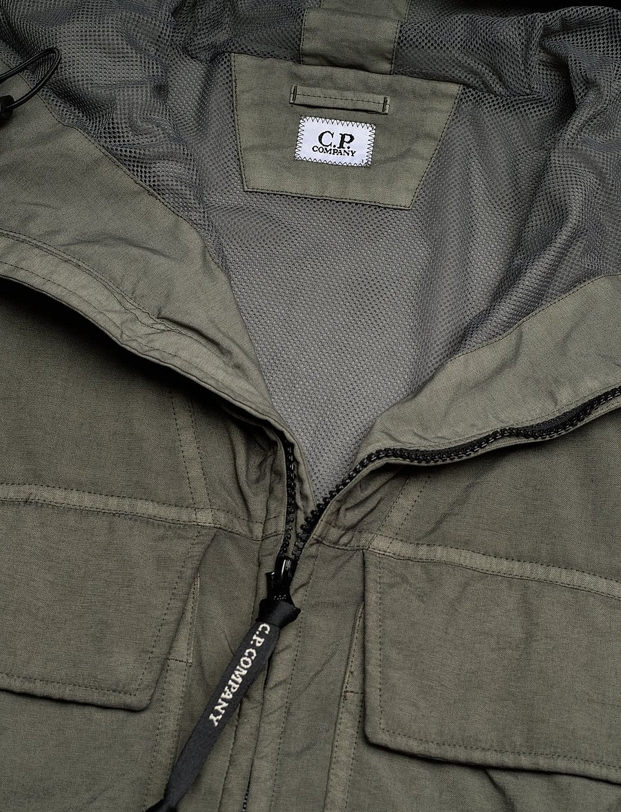 C.P. Company - Taylon P Hooded Overshirt - sügisjoped - grape leaf - 2