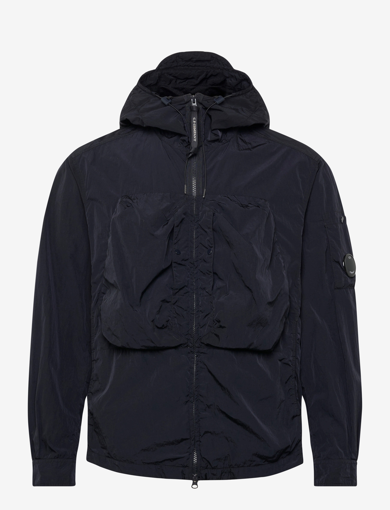 C.P. Company - CHROME-R HOODED OVERSHIRT - total eclipse - 0