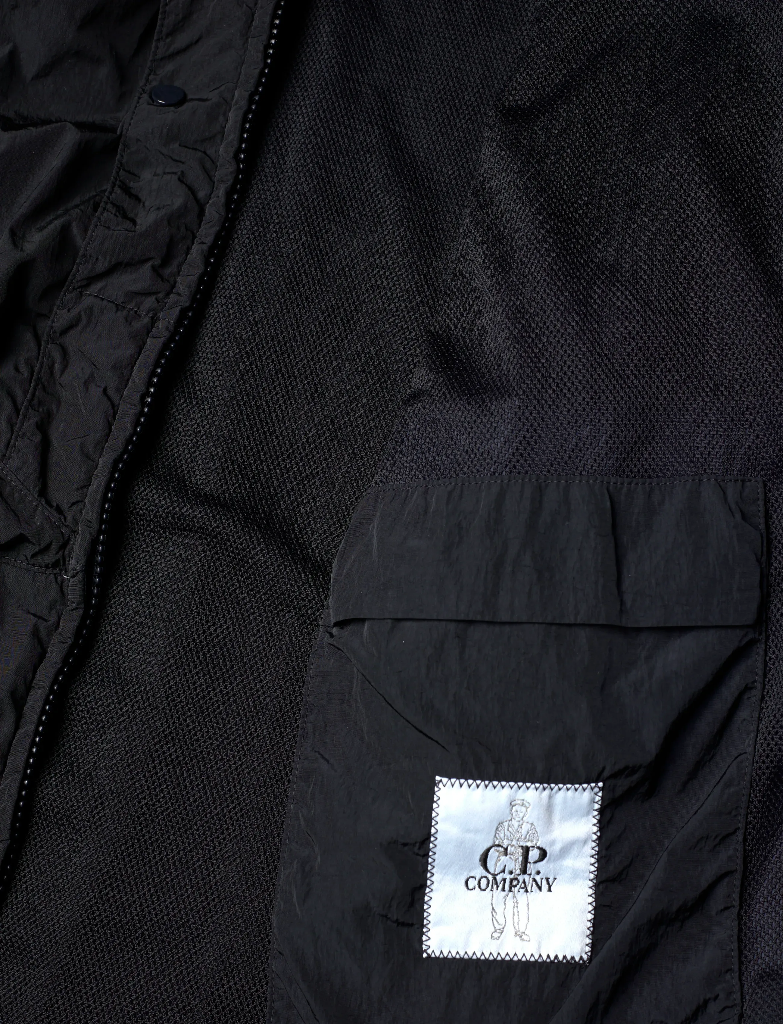 C.P. Company - CHROME-R HOODED OVERSHIRT - total eclipse - 5
