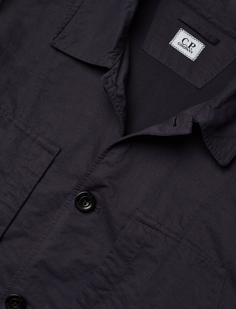 C.P. Company - Overshirt Diagonal Flatt Nylon - leichte jacken - nightshade - 5