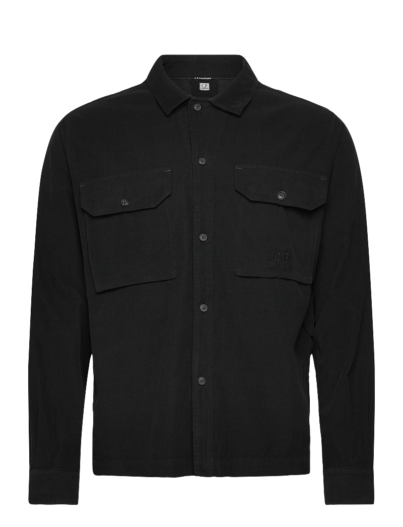 C.P. Company - Corduroy Overshirt - casual skjortor - black - 0