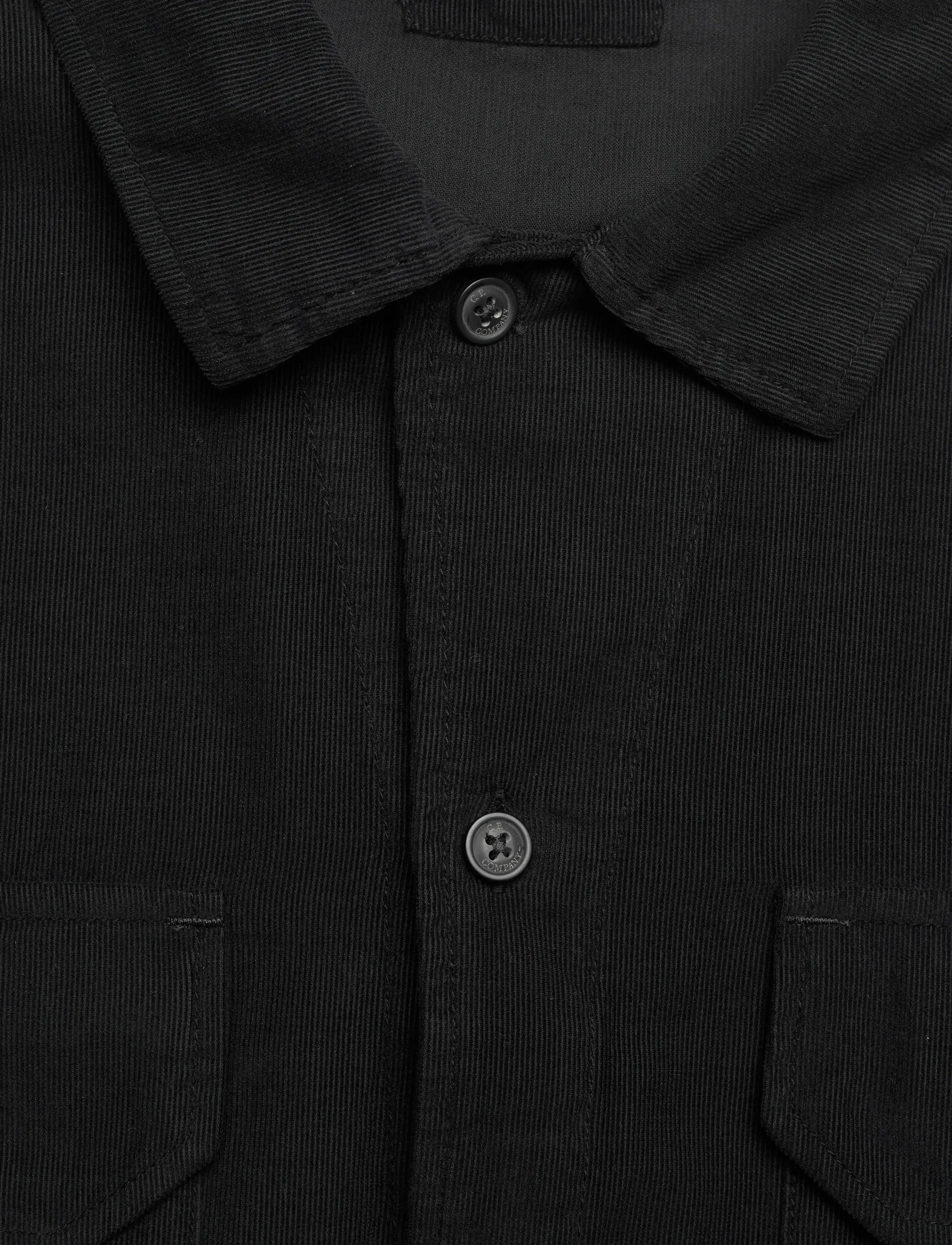 C.P. Company - Corduroy Overshirt - yfirskyrtur - black - 2