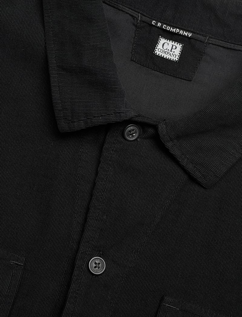 C.P. Company - Corduroy Overshirt - casual skjortor - black - 3