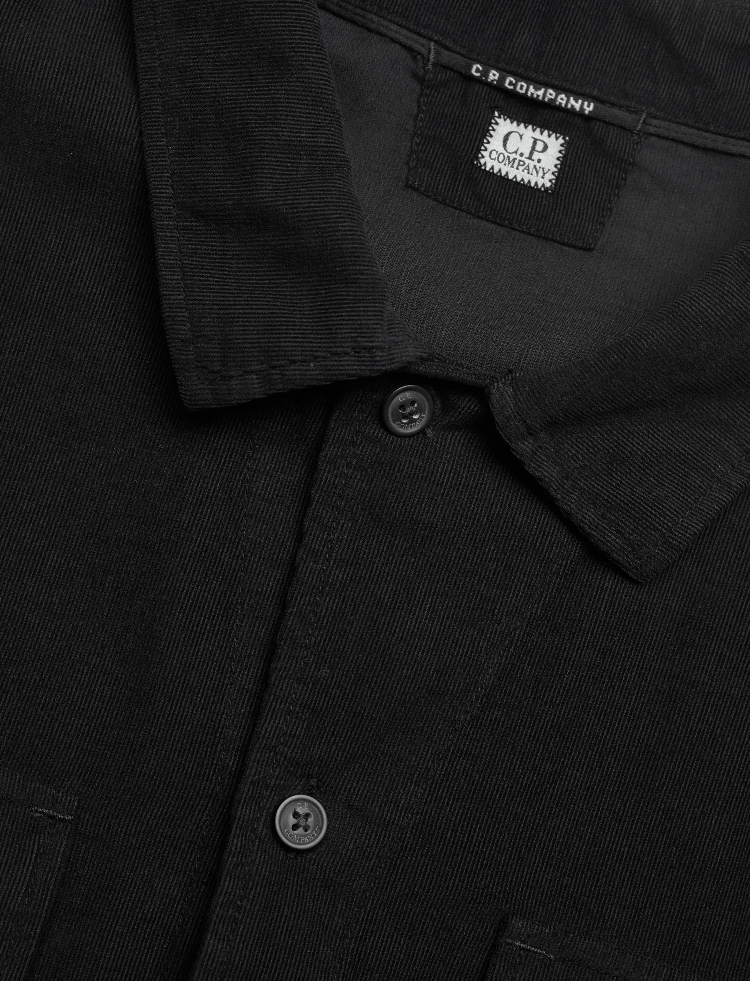 C.P. Company - Corduroy Overshirt - yfirskyrtur - black - 3